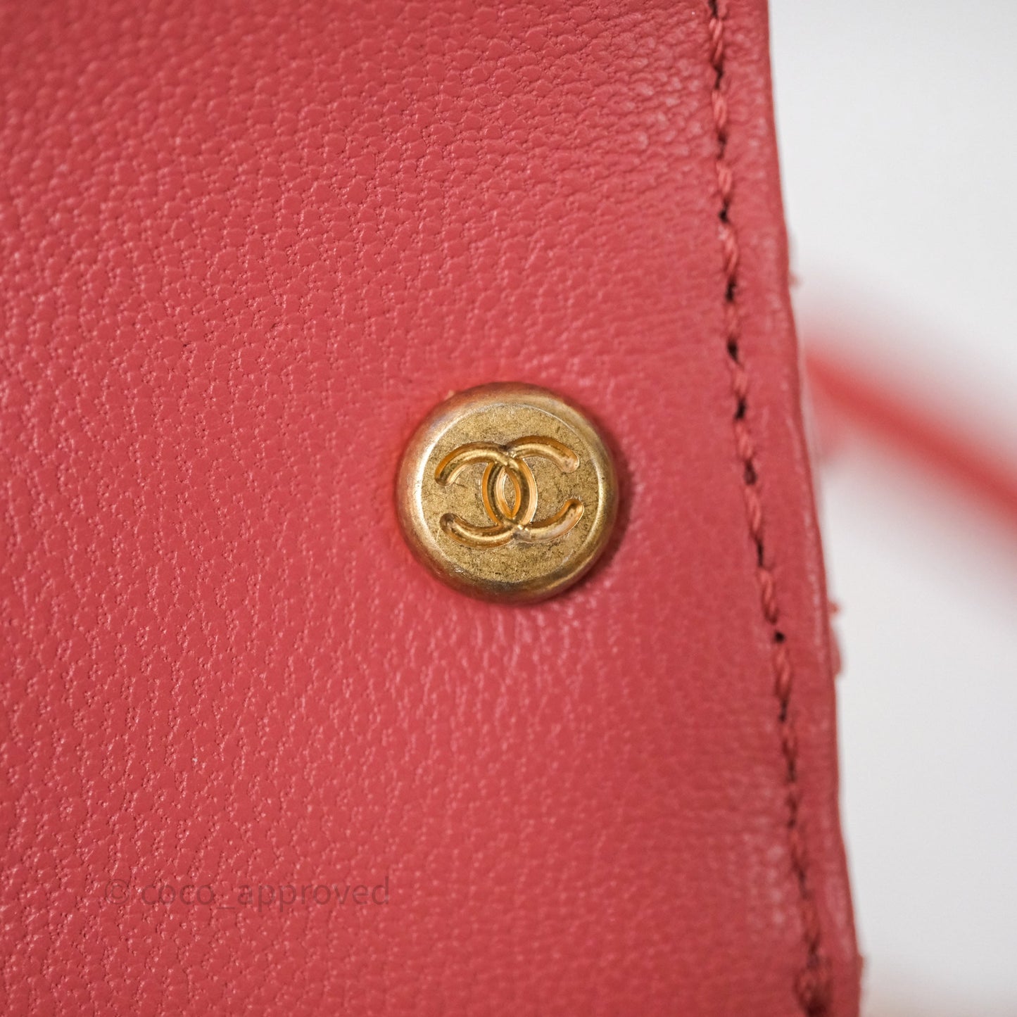 Chanel Quilted Chain Infinity Handle Bag Pink Lambskin Aged Gold Hardware