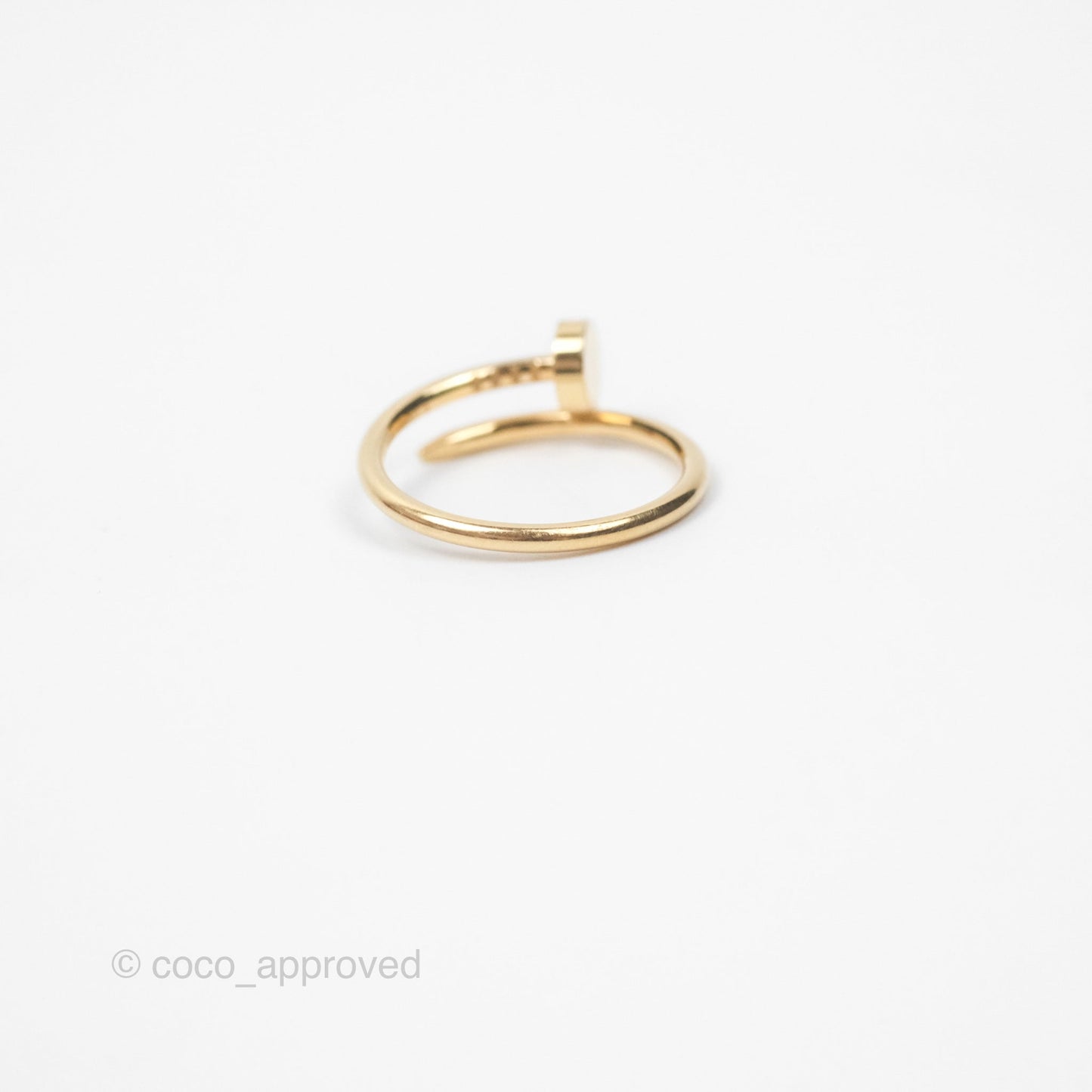 Cartier Juste un Clou Ring Small Model Yellow Gold Size 55