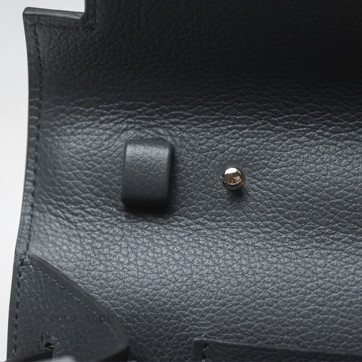 Hermès Kelly To Go Wallet Gris Misty H0 Evercolor Palladium Hardware