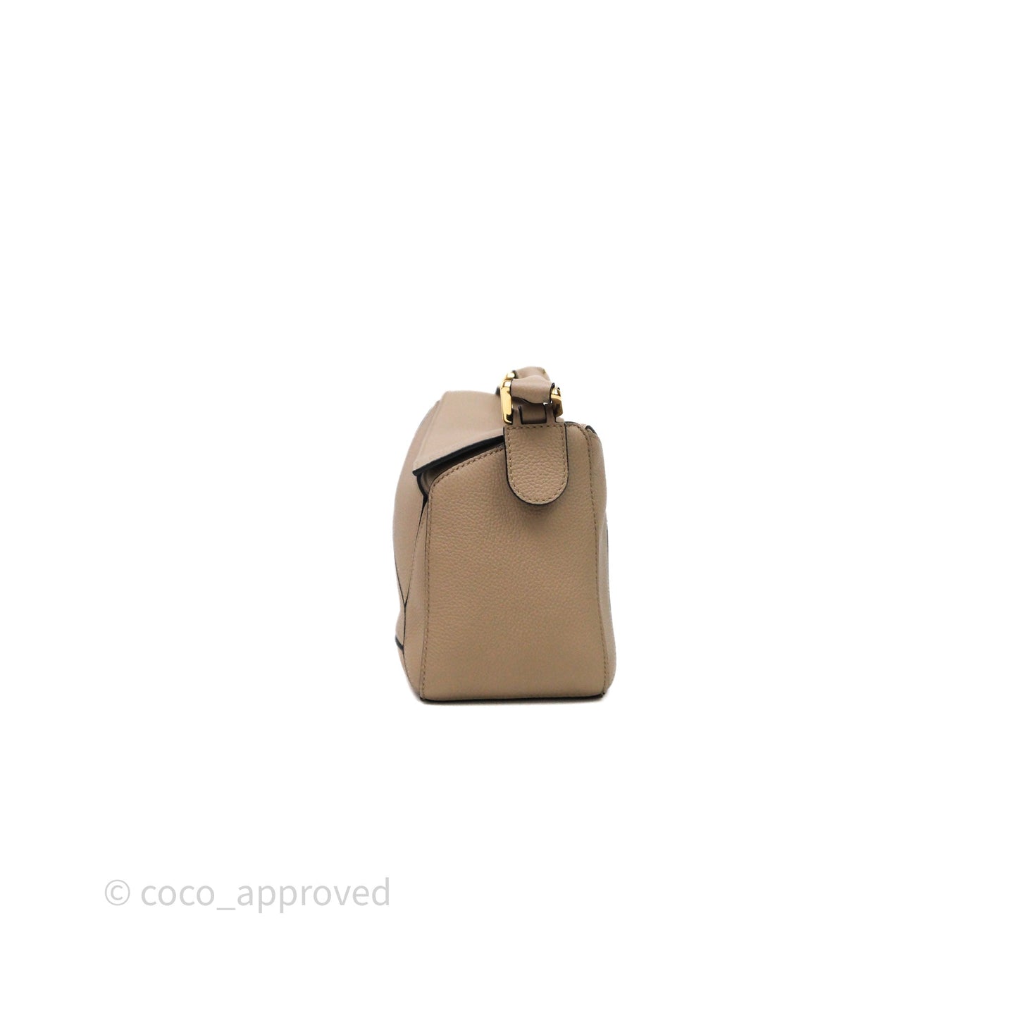 Loewe Small Puzzle Bag Sand Mink Grained Calfskin