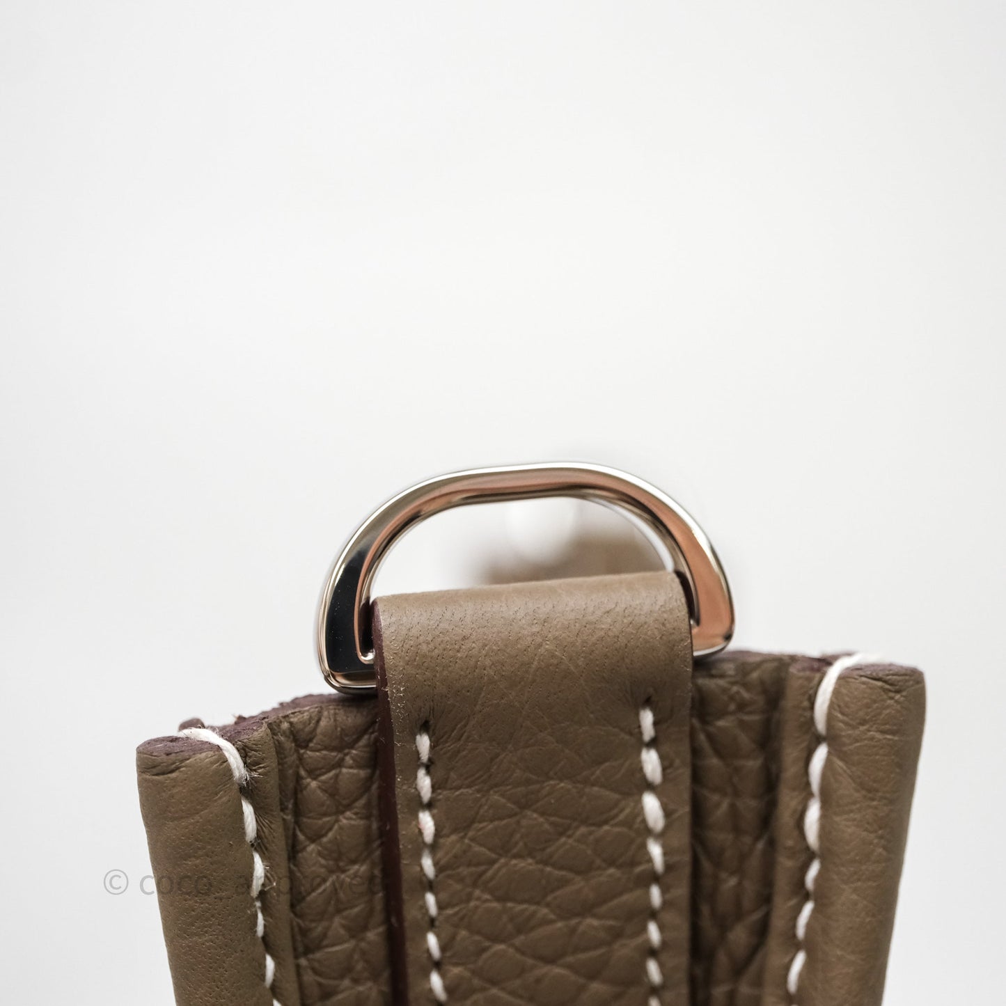 Hermès Evelyne 23 Etoupe 18 Clemence Palladium Hardware