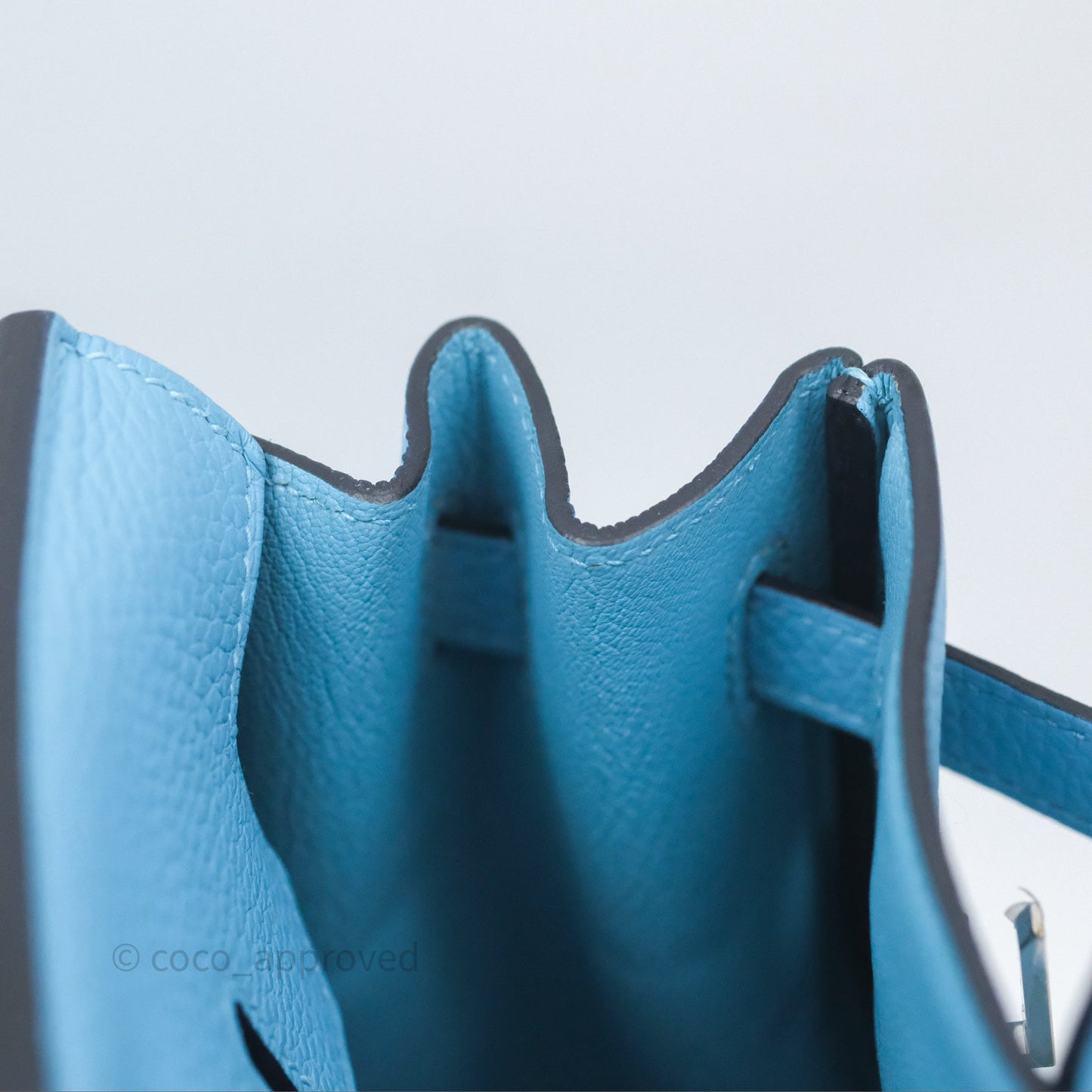 Hermès Birkin 30 Bleu De Nord Togo Palladium Hardware