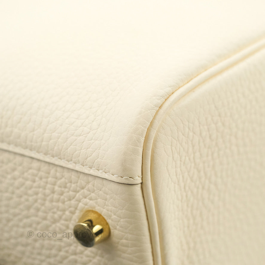 Hermès Lindy 26 Nata Clemence Gold Hardware