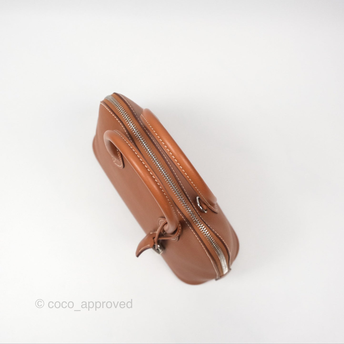 Hermès Bolide 1923 25 Gold 37 Evercolor Palladium Hardware