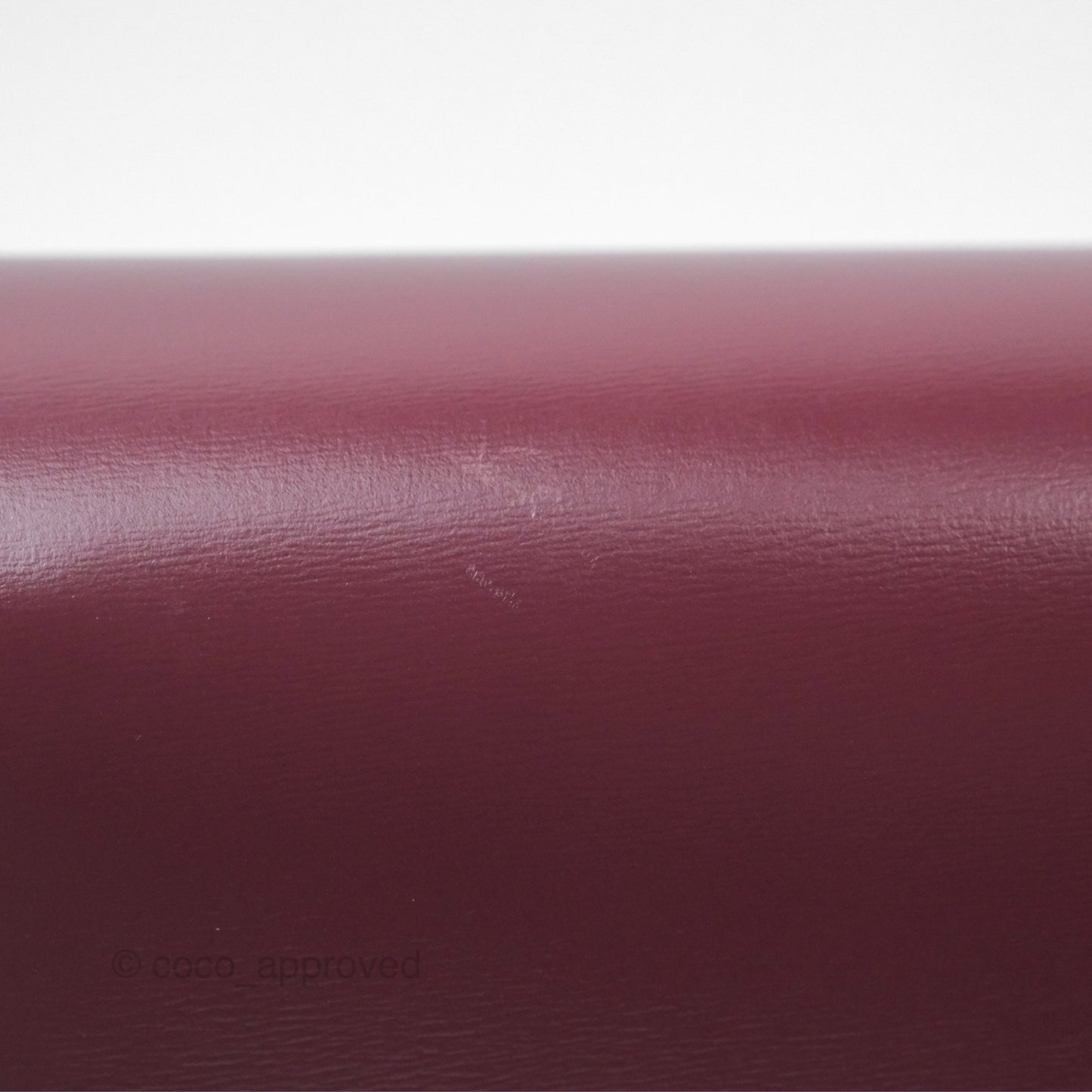 Celine Medium Triomphe Acai Burgundy Shiny Calfskin