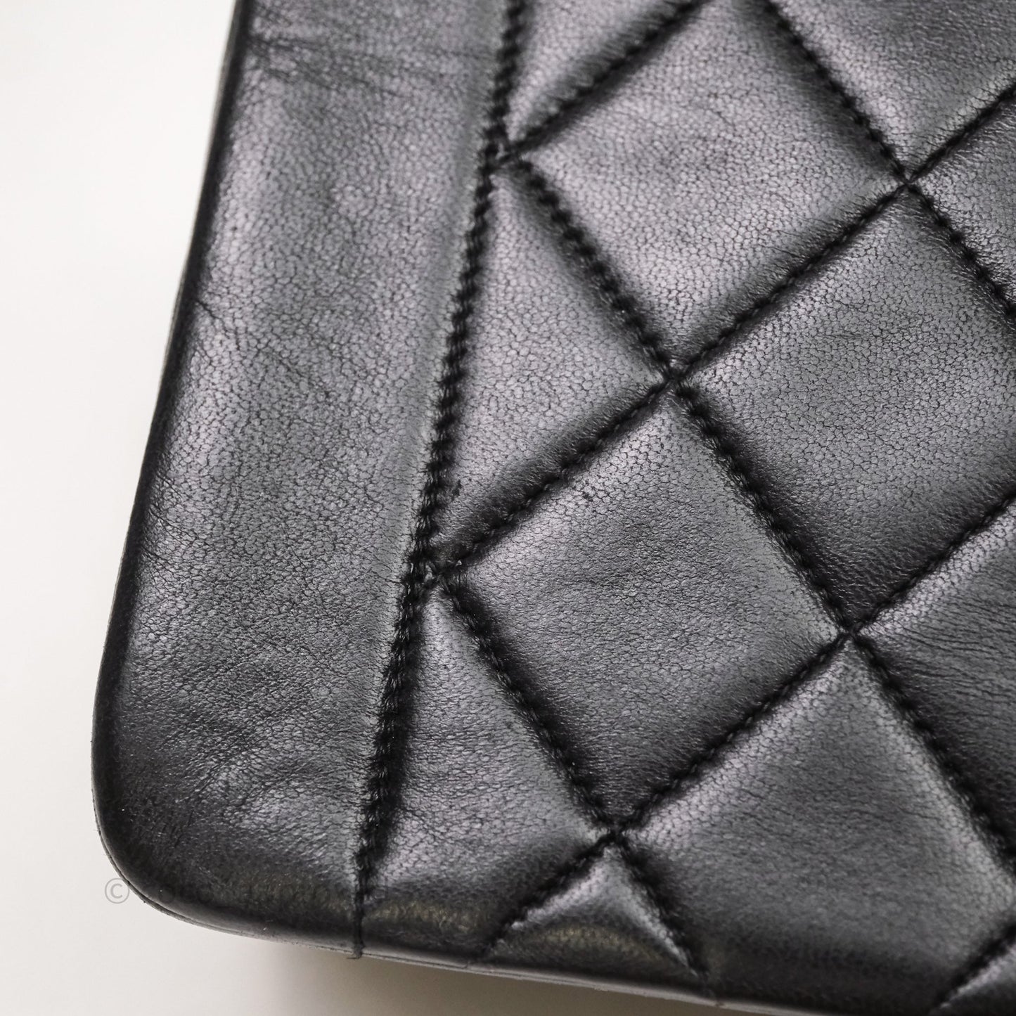 Chanel Vintage Small Classic Diana Flap Bag Black Lambskin 24K Gold Hardware