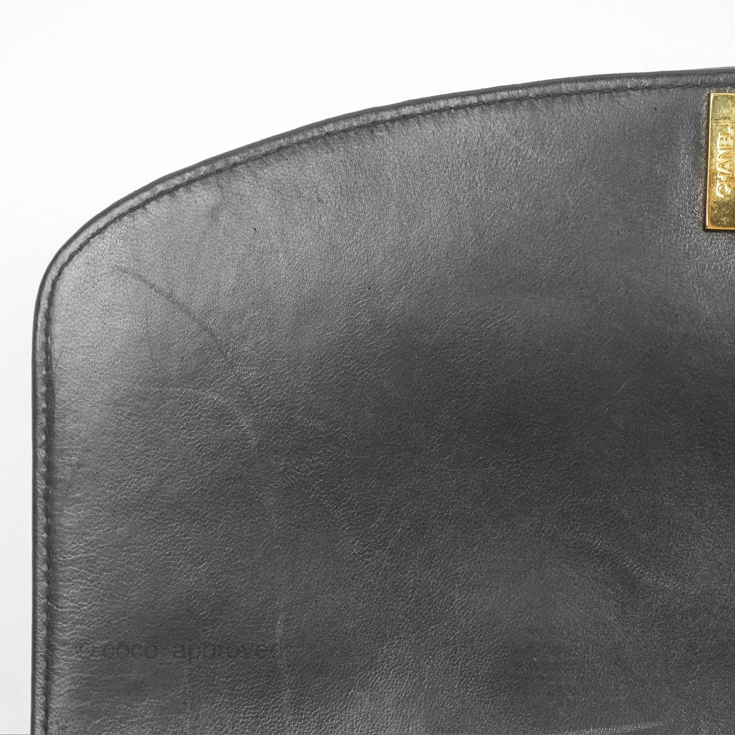 Chanel Vintage Quilted Medium Classic Diana Flap Bag Black Lambskin 24K Gold Hardware
