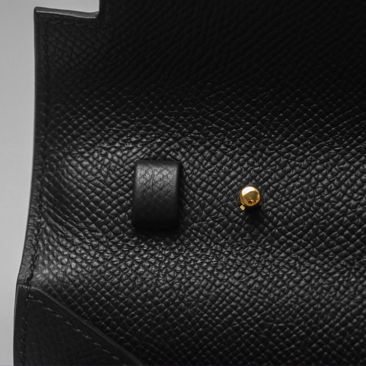 Hermès Kelly To Go Wallet Noir 89 Black Epsom Gold Hardware