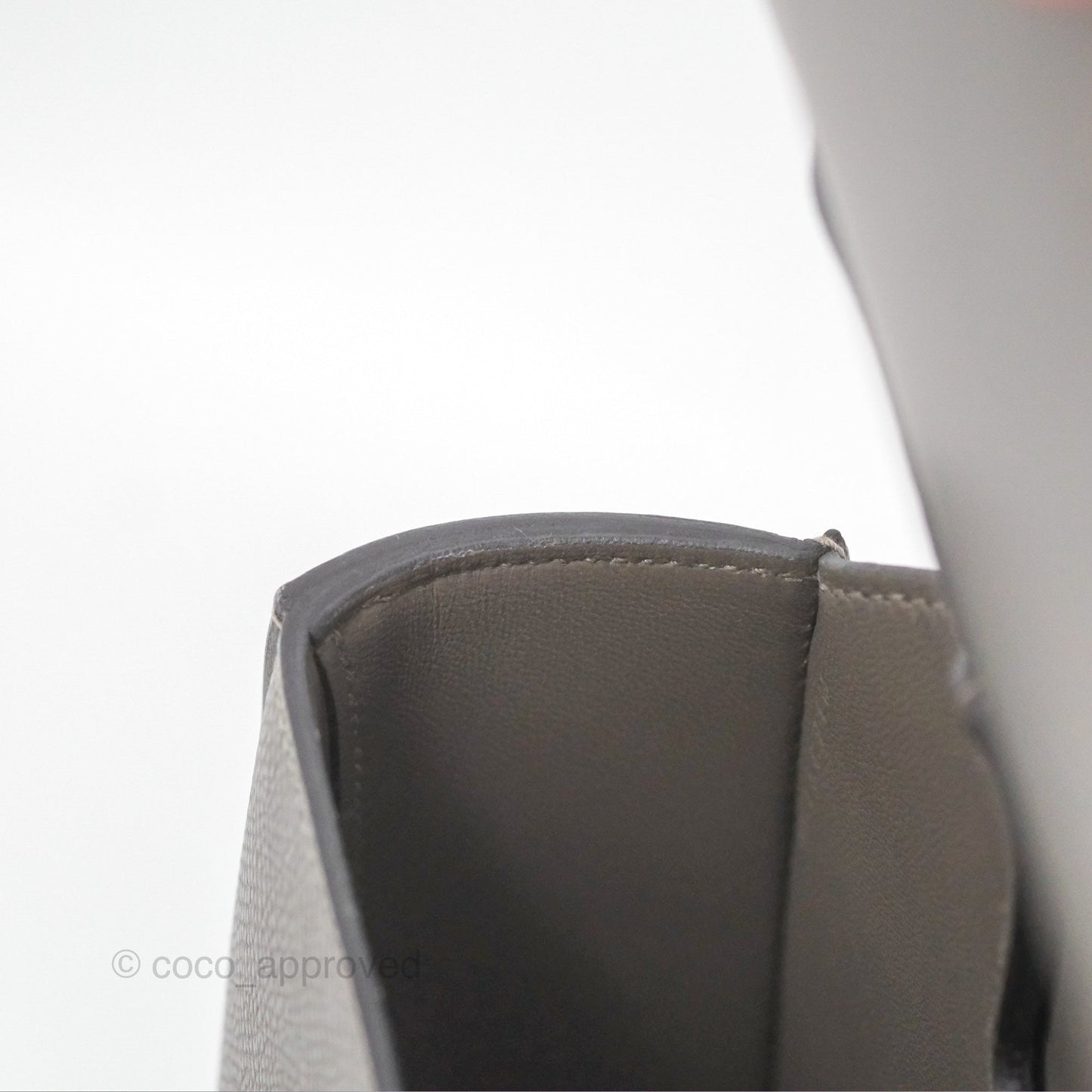 Hermès Della Cavalleria Mini Bag Gris Meyer 0L Epsom Palladium Hardware