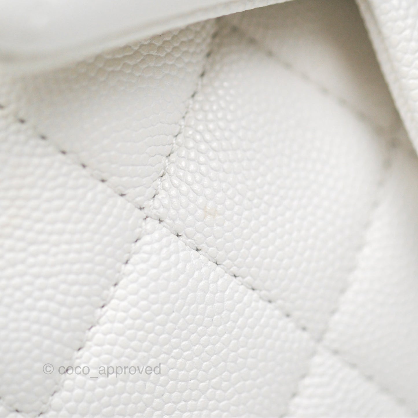 Chanel Mini Urban Spirit Backpack White Caviar Gold Hardware 23S