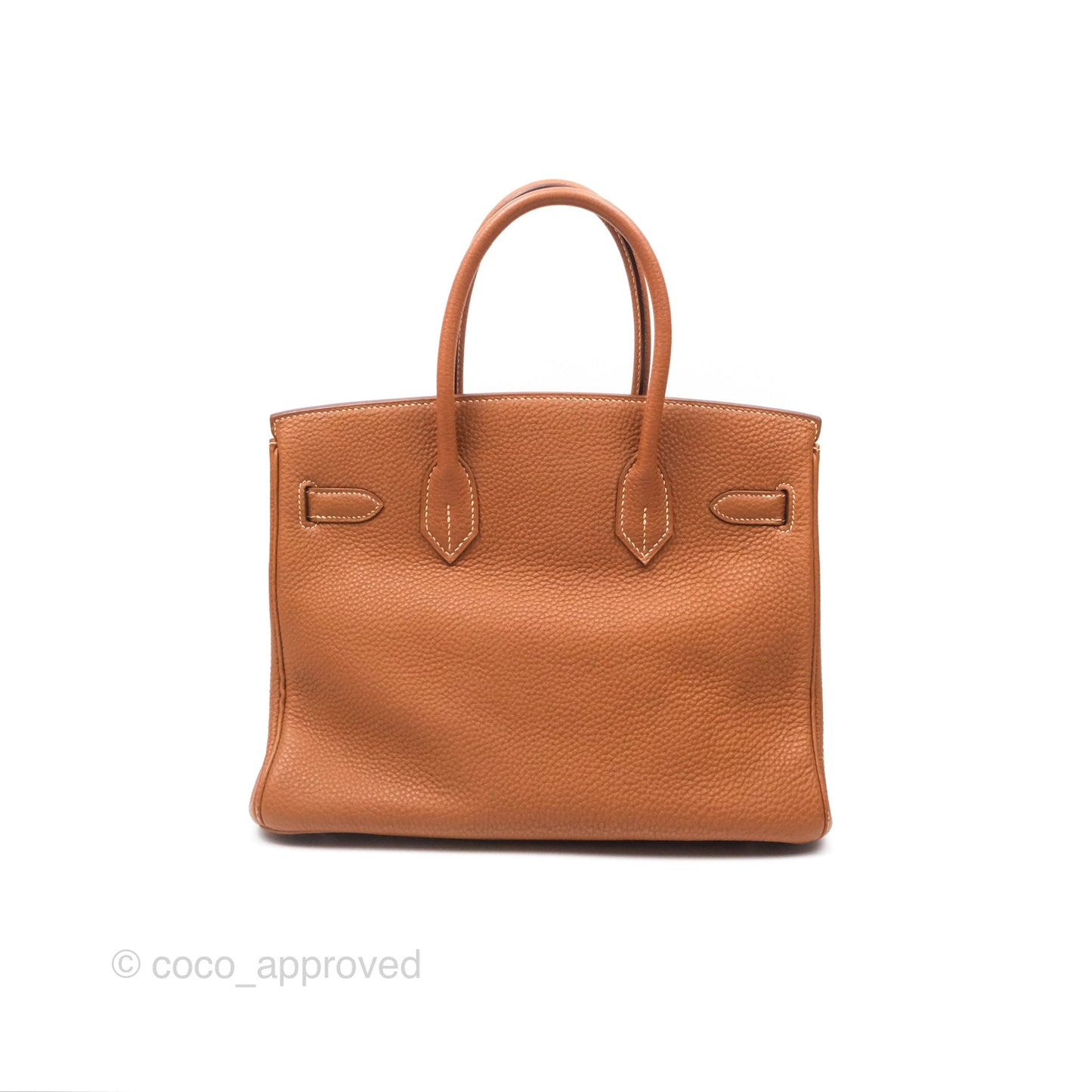 Hermès Birkin 30 Retourne Gold 37 Clemence Palladium Hardware