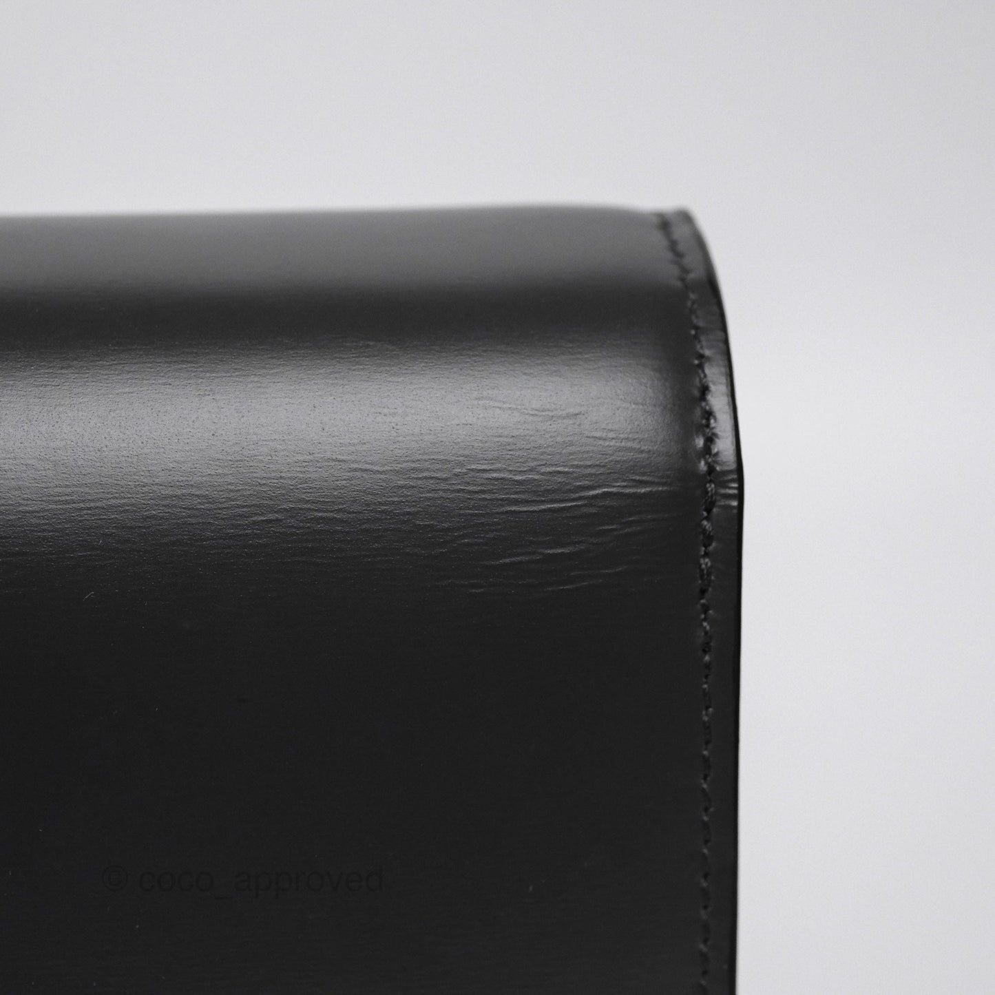 Celine Teen Classic Box Flap Dark Grey Box Calfskin