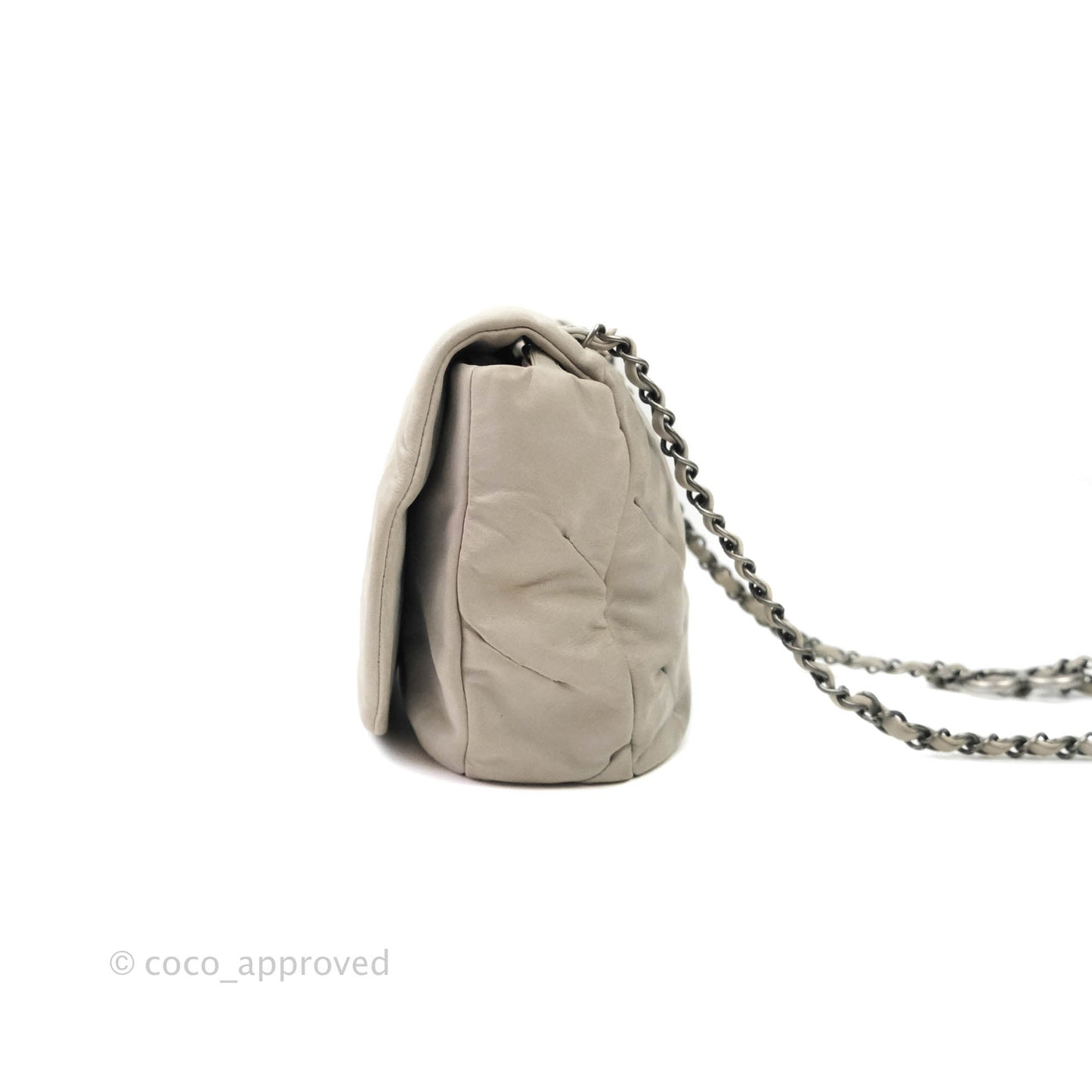 Chanel Flap Bag Iridescent Calfskin Ruthenium Hardware