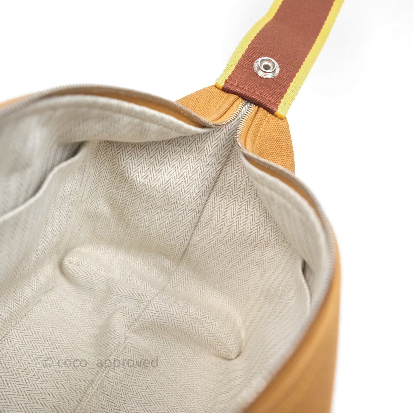 Hermès Small Bride-A-Brac Ocre Canvas