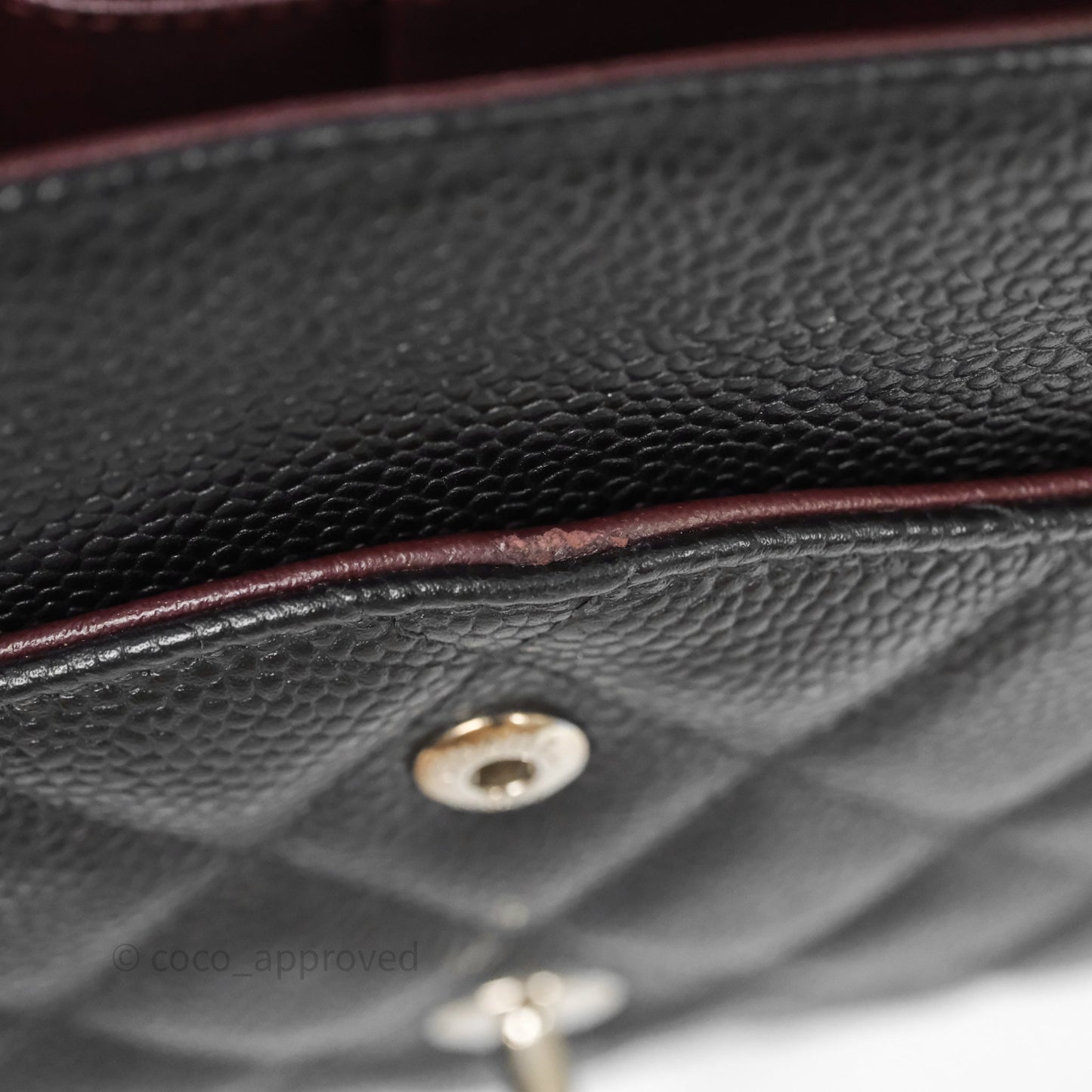 Chanel Jumbo Double Flap Black Caviar Silver Hardware⁣⁣
