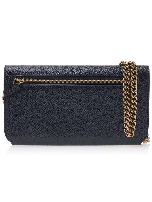 Luxury Balenciaga Cash Chain Wallet Mini Calfskin Cross Bag Black