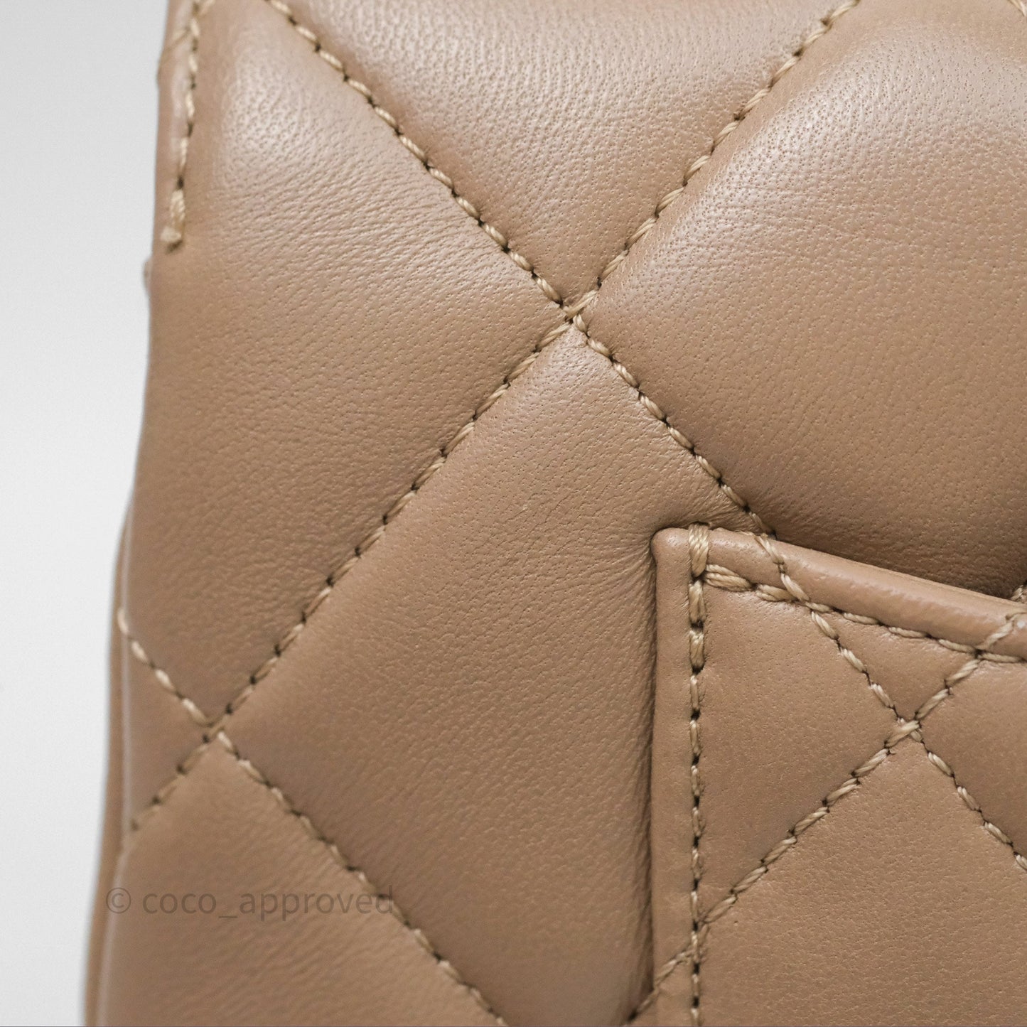 Chanel Small Trendy CC Beige Lambskin Gold Hardware