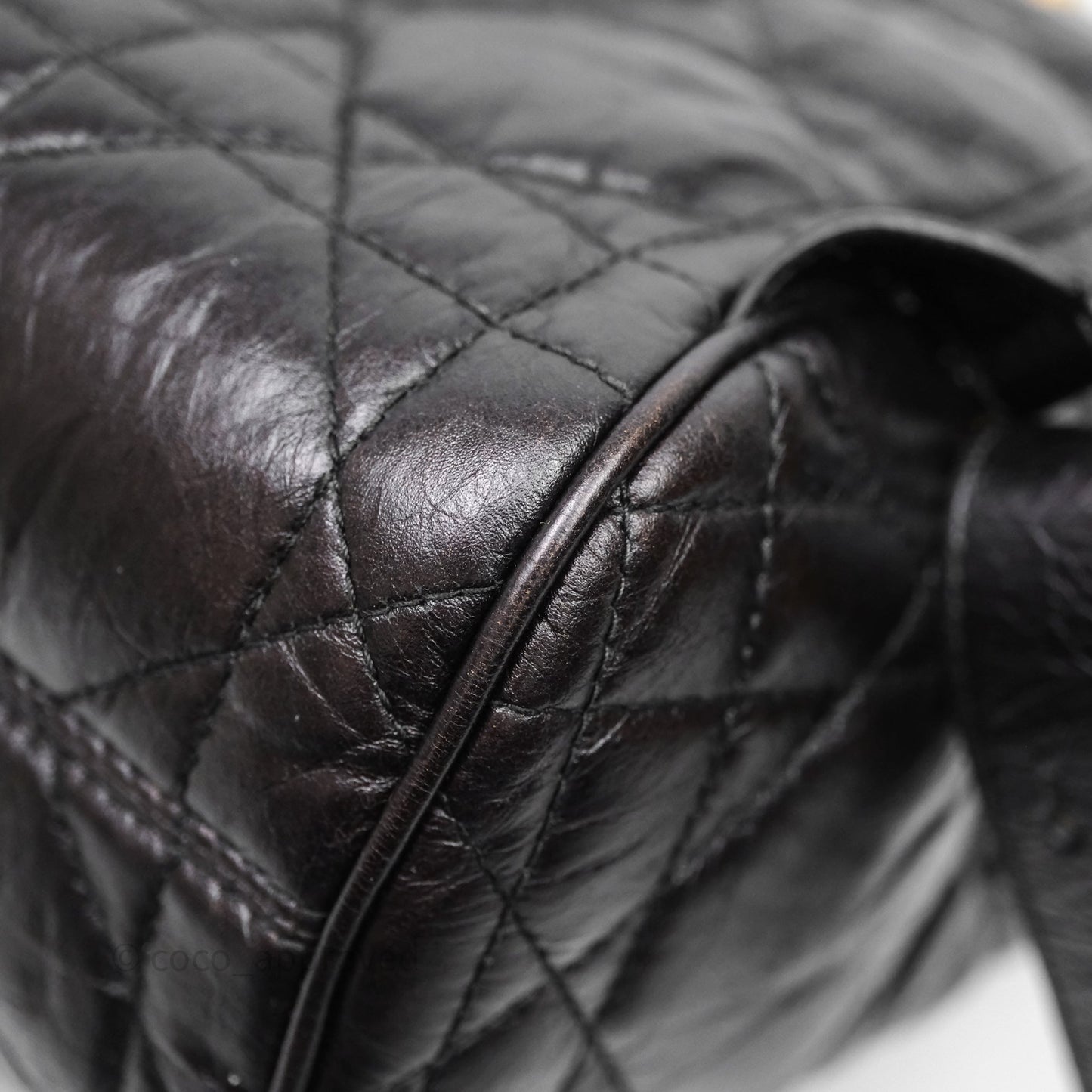 Christian Dior Medium Dior Caro Backpack Black Macrocannage Lambskin