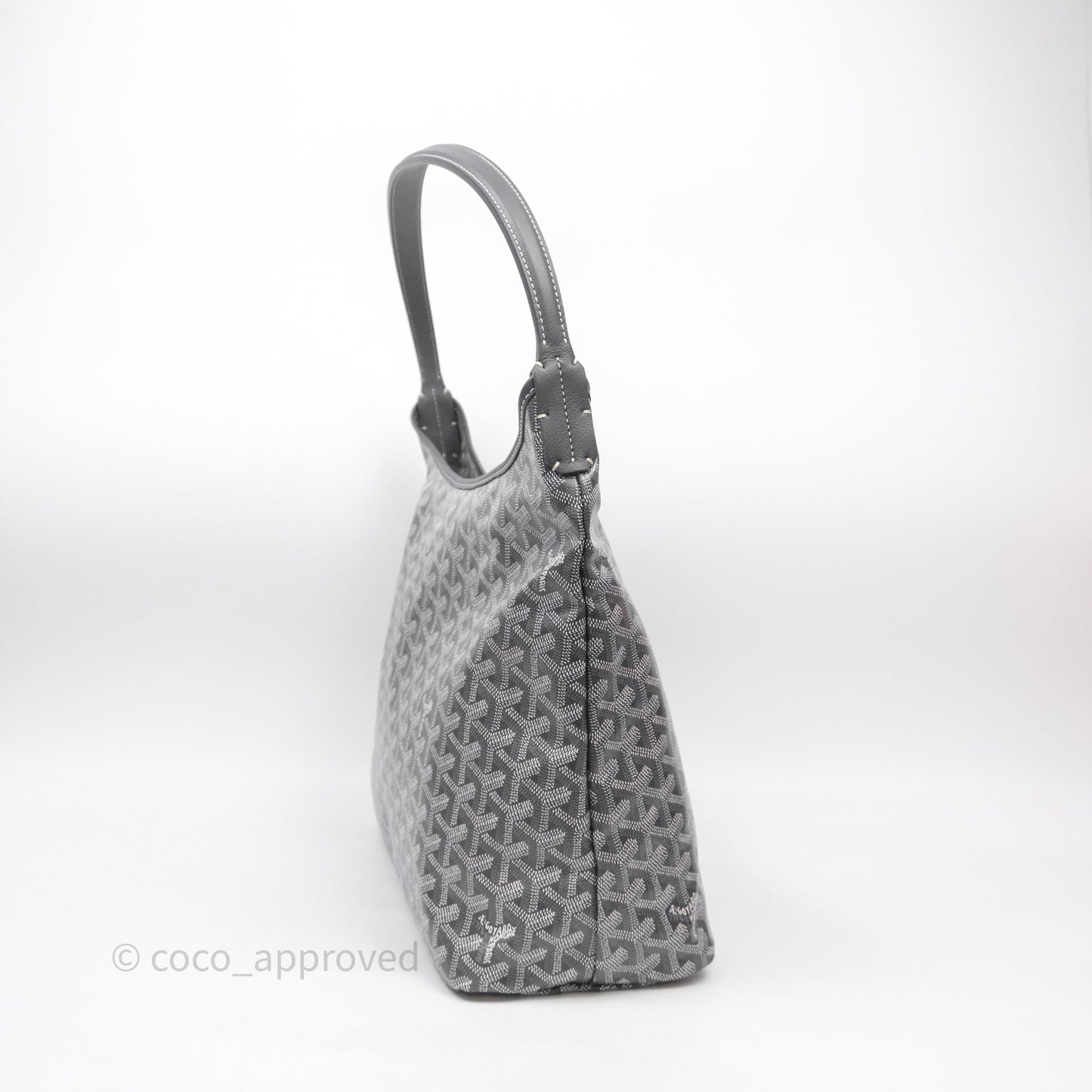 Goyard Bohème Hobo Bag Grey Goyardine Canvas