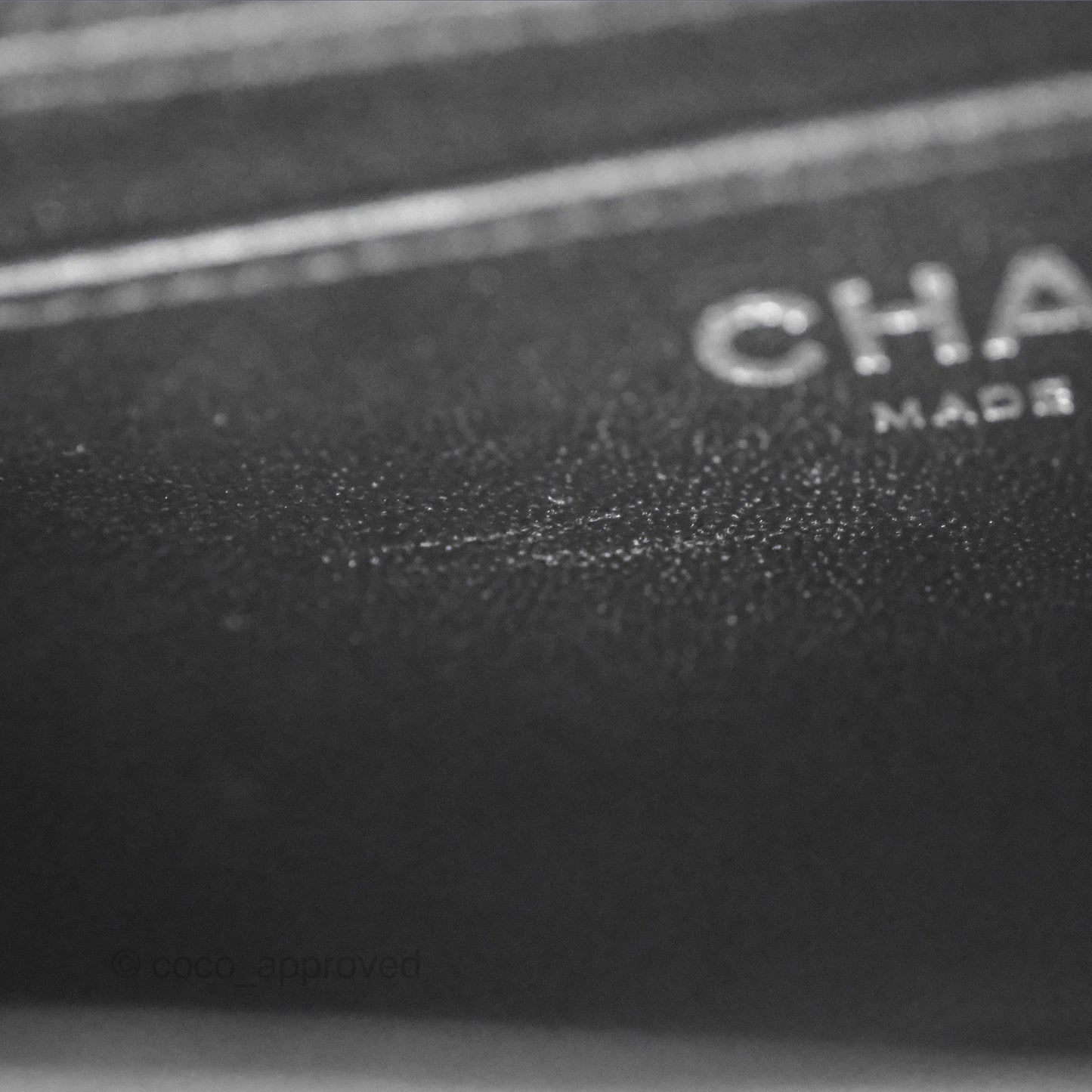 Chanel Mini Square Flap Quilted Black Lambskin Silver Hardware