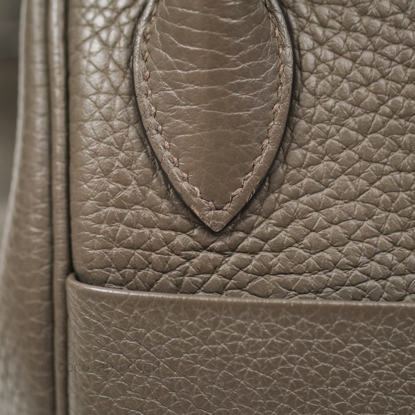 Hermès Lindy 26 Etain 8F Clemence Palladium Hardware