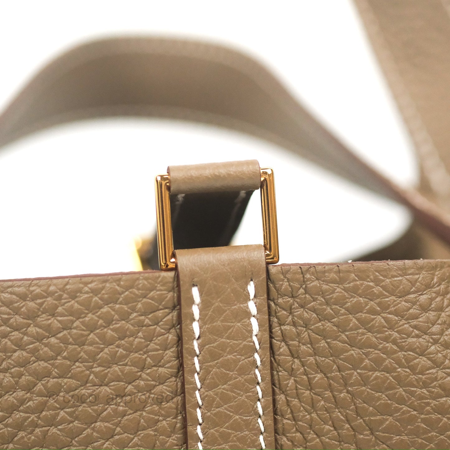 Hermès Picotin 18 Etoupe Clemence Gold Hardware