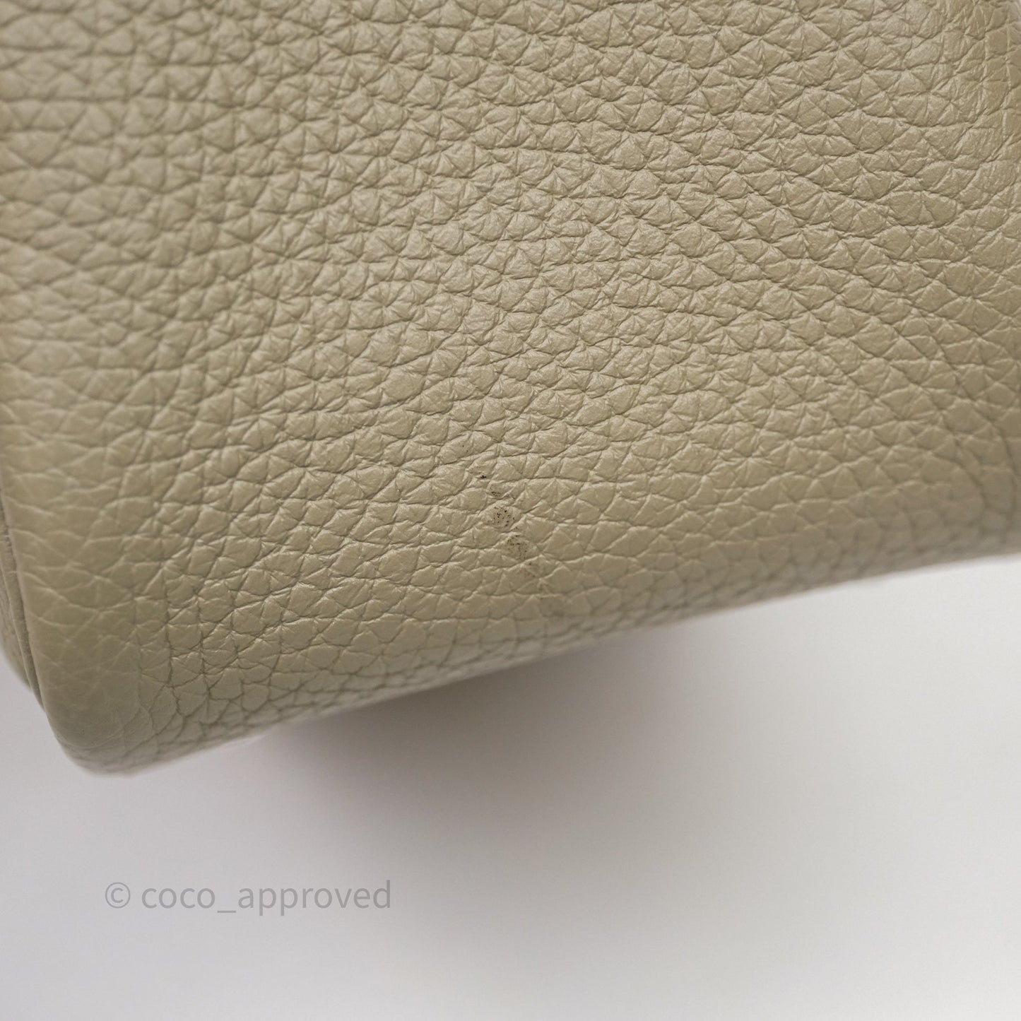 Hermès Mini Lindy 20 Sauge Q1 Clemence Palladium Hardware
