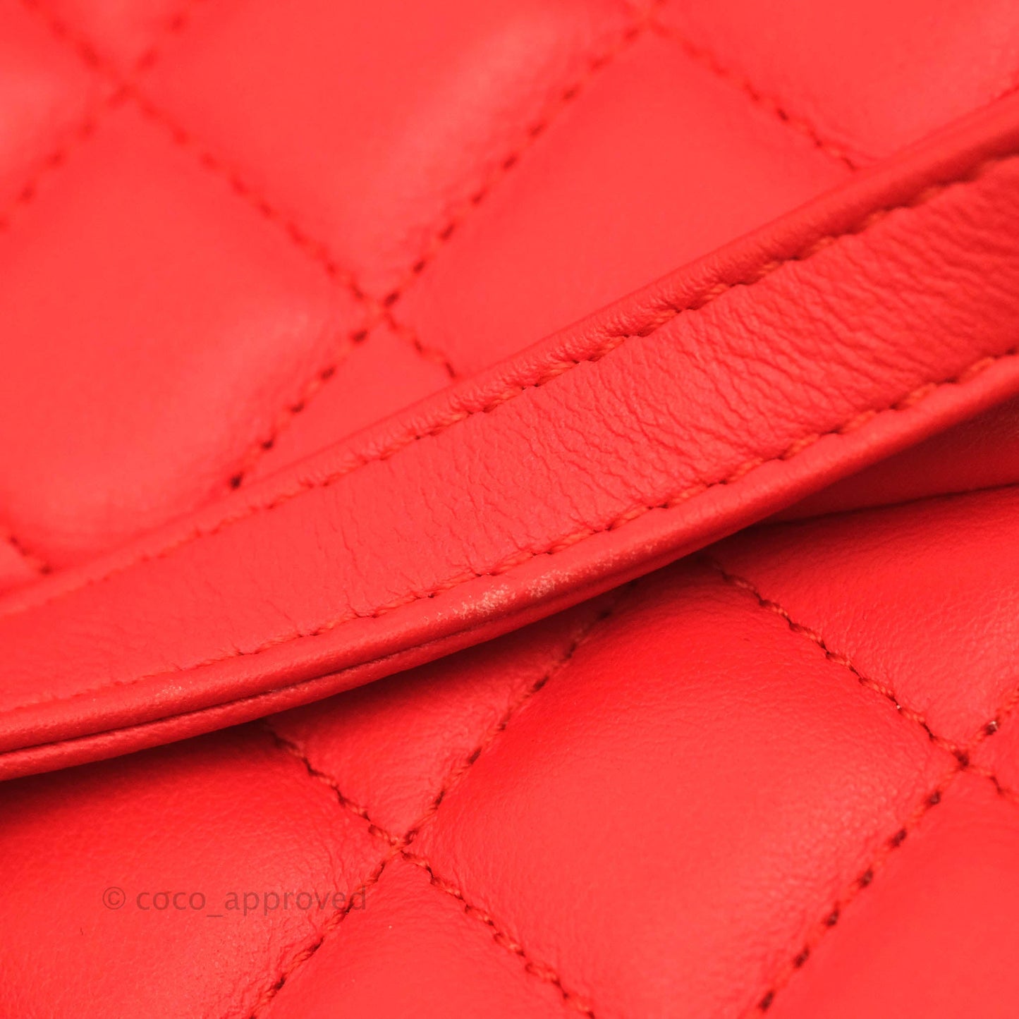 Chanel Quilted Urban Spirit Backpack Red Calfskin Gold Hardware