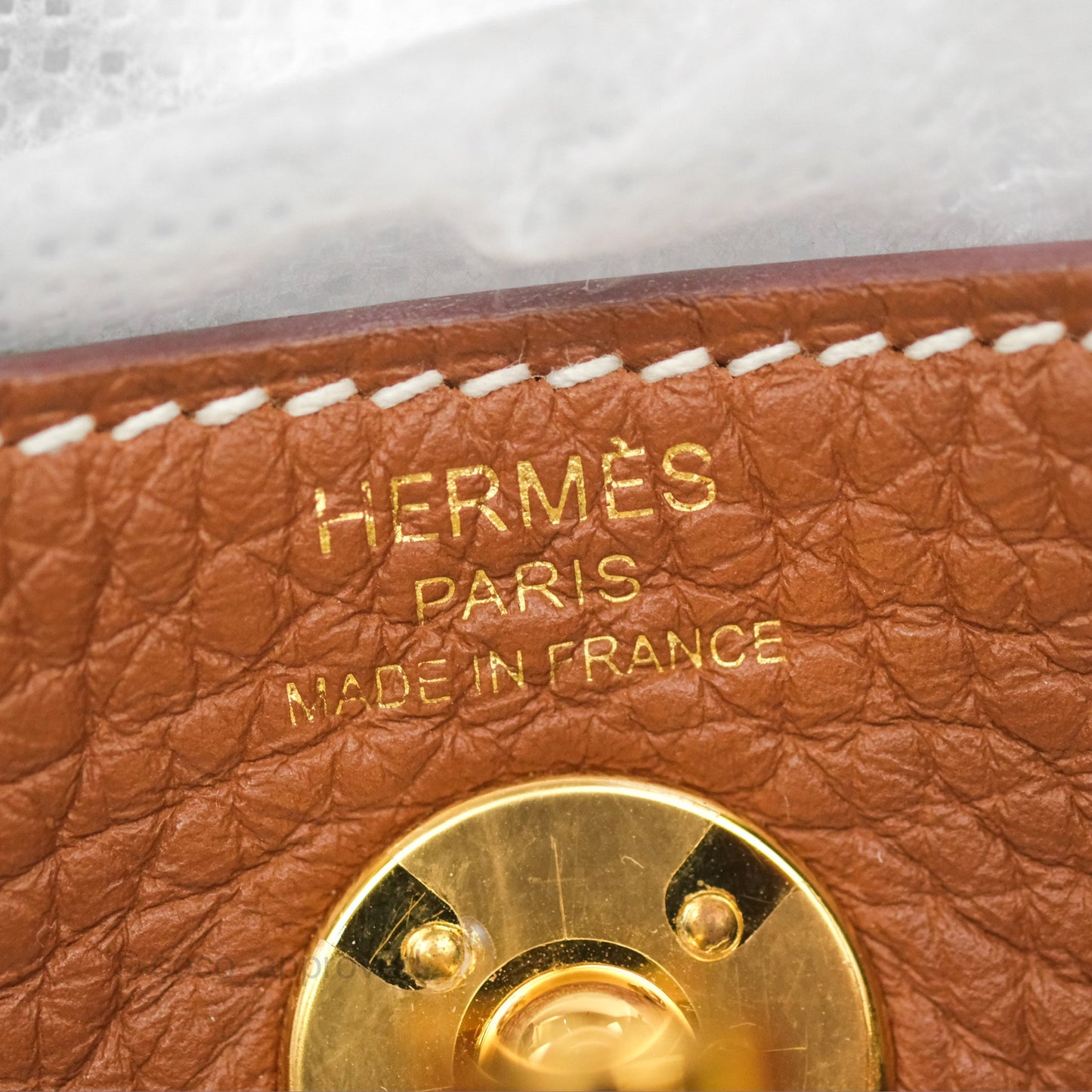 Hermès Mini Lindy 20 Gold Clemence Gold Hardware