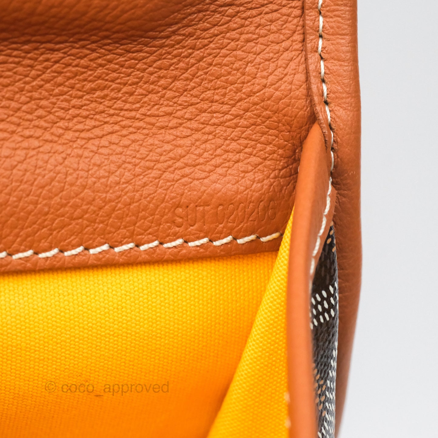 Goyard Saint Léger Backpack Black/ Tan
