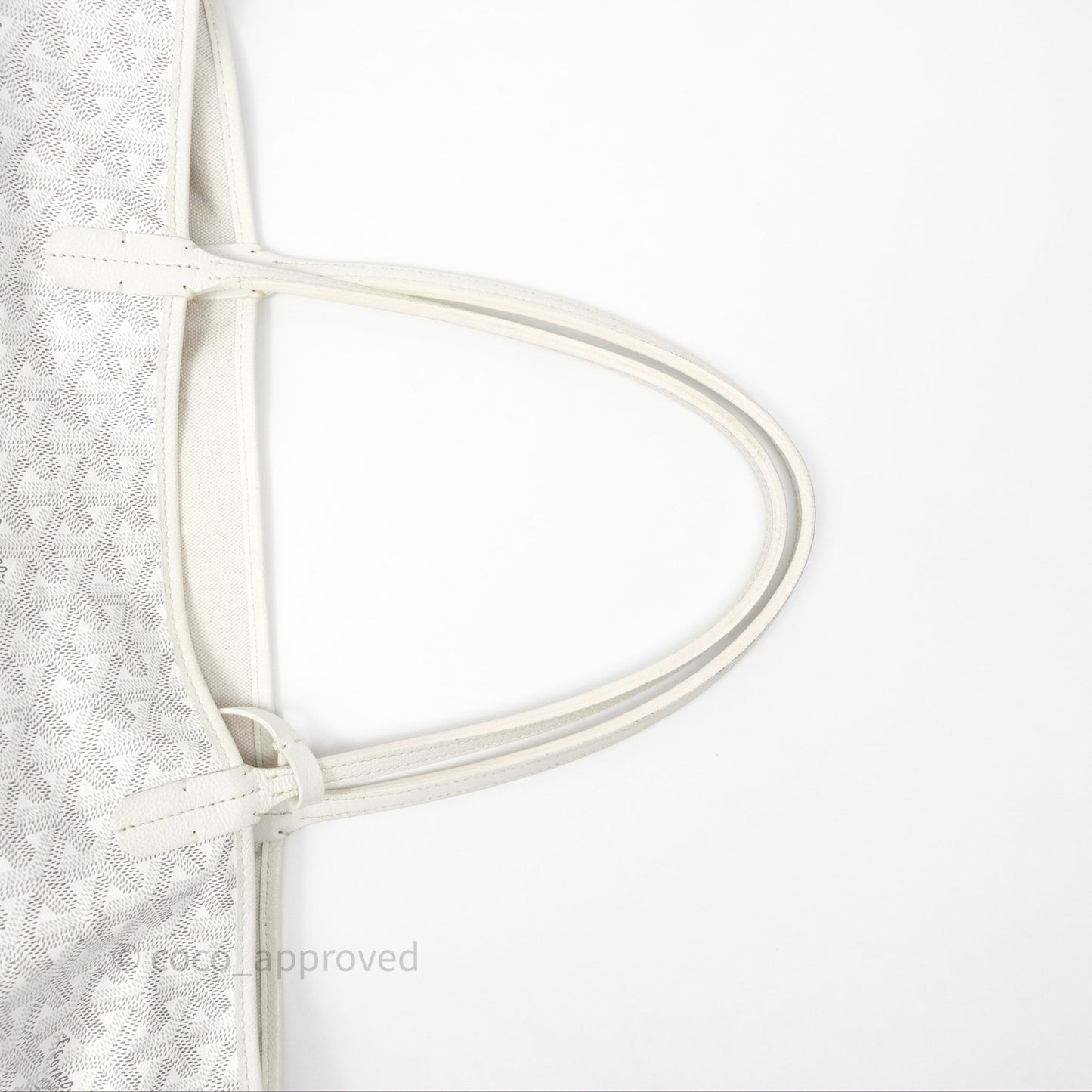 Goyard Saint Louis Tote Bag GM Blanc White