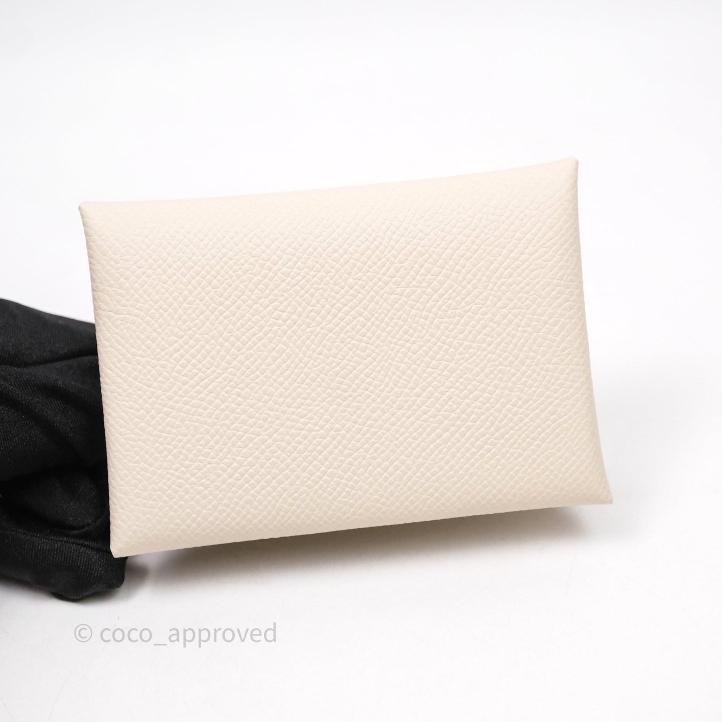 Hermès Calvi Duo Compact Card Holder Beton 8L Epsom