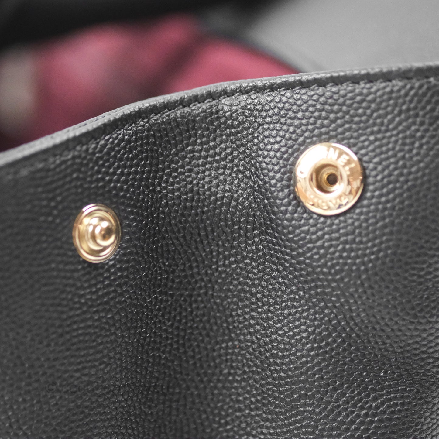 Chanel Quilted Large Business Affinity Flap Black Caviar Gold Hardware