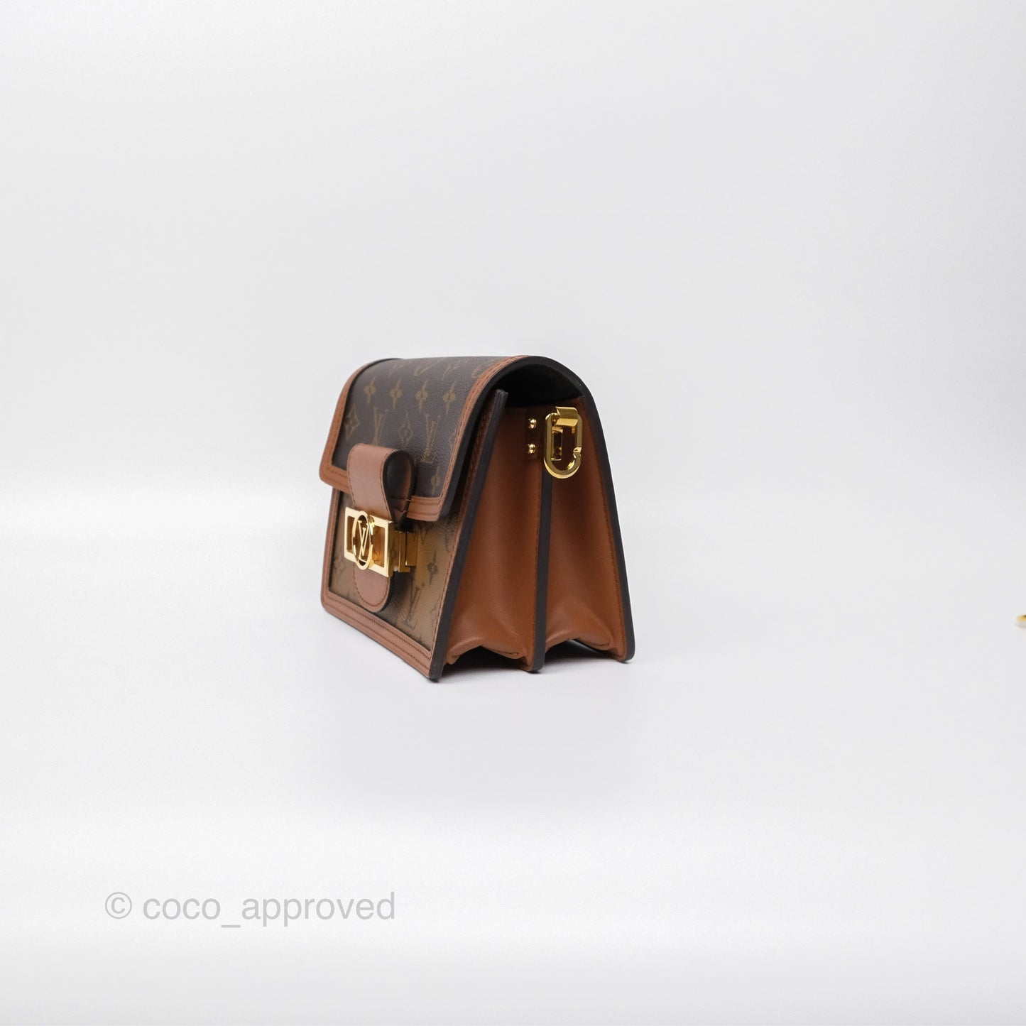 Louis Vuitton Mini Dauphine Monogram Tan Calfskin