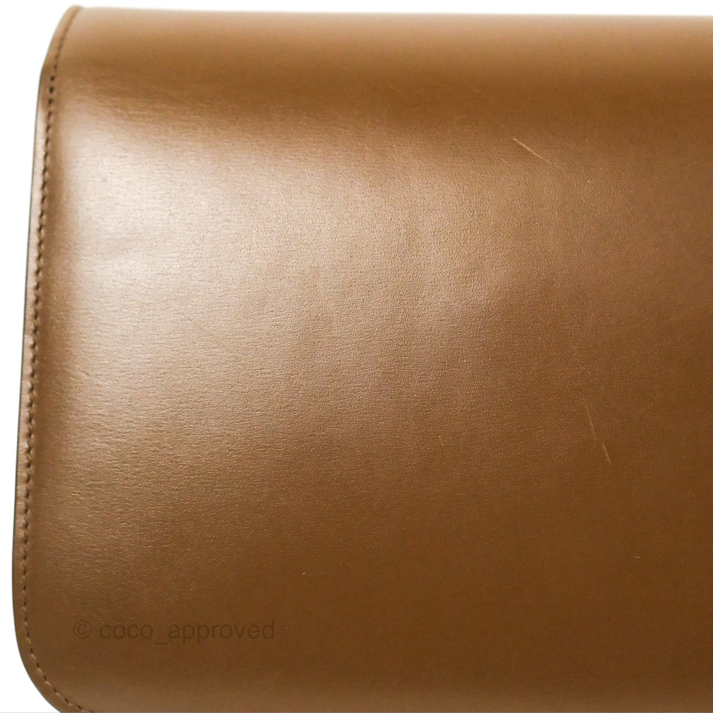 Celine Teen Classic Box Flap Caramel Box Calfskin