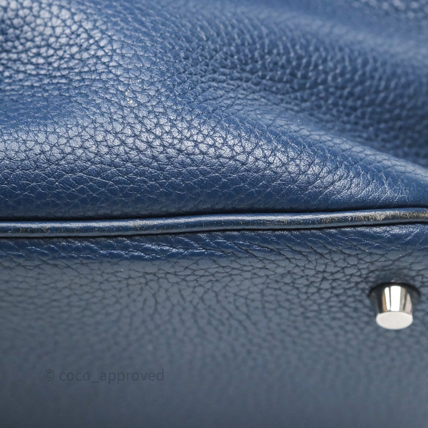 Hermès Picotin 22 Bleu Nuit 2Z Clemence Palladium Hardware