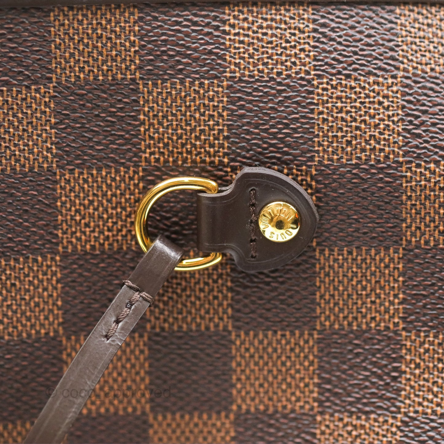 Louis Vuitton Neverfull Tote Bag GM Damier Ebene