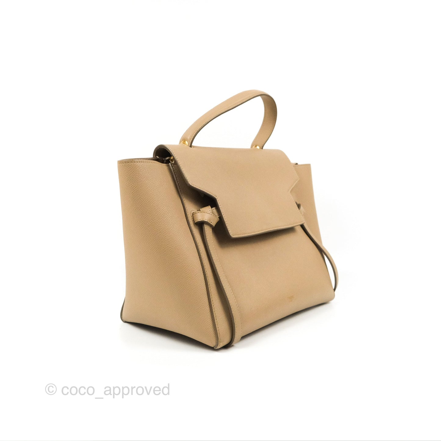Celine Mini Belt Bag Light Taupe Grained Calfskin Gold Hardware