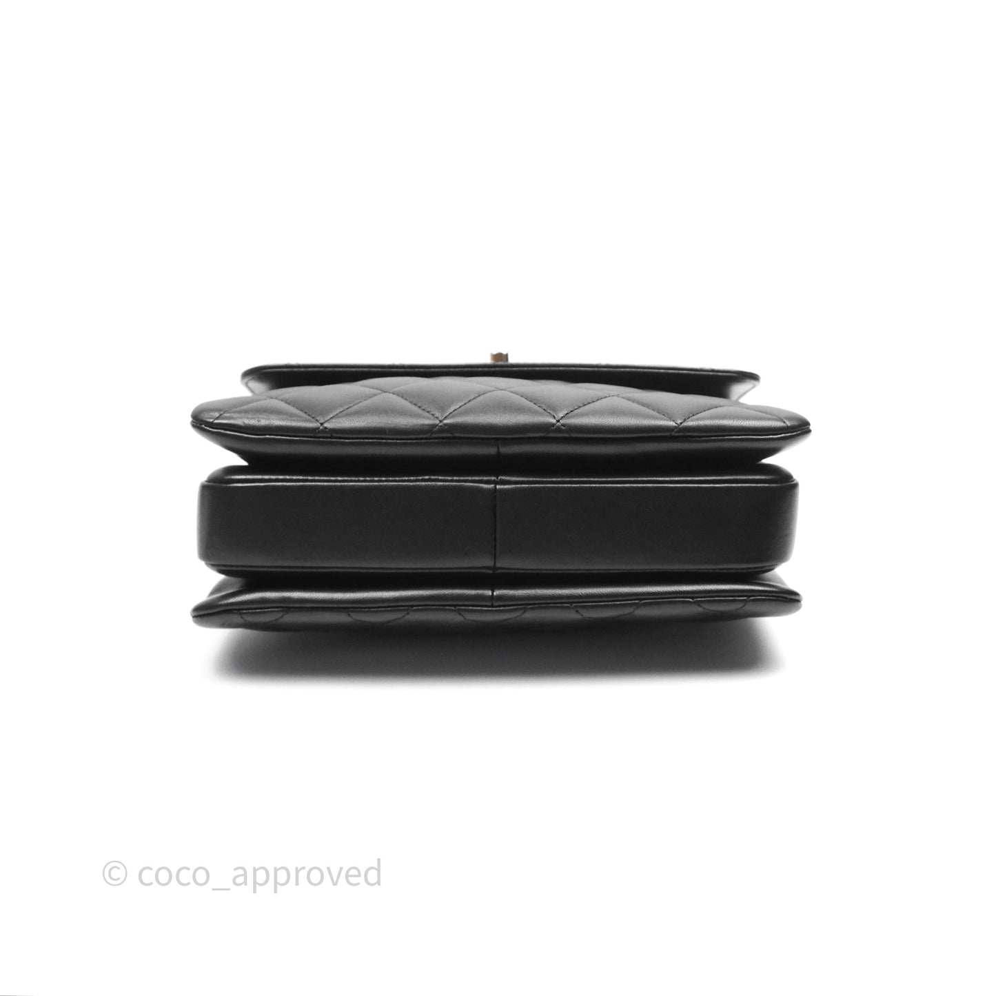 Chanel Trendy CC Small Black Lambskin Rose Gold Hardware