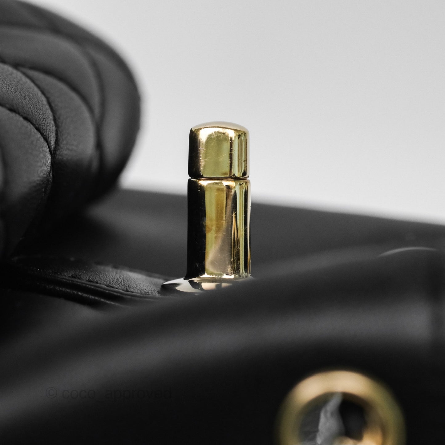 Chanel Small Duma Drawstring Backpack Black Lambskin Gold Hardware