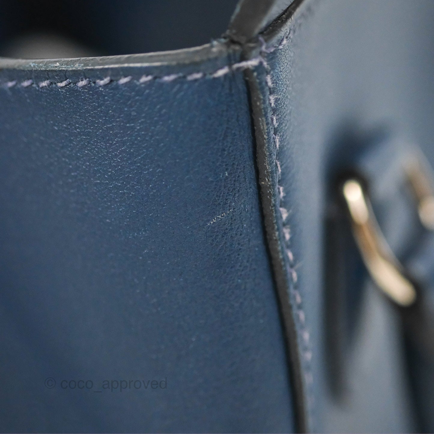 Hermès ToolBox 20 Navy Swift Palladium Hardware