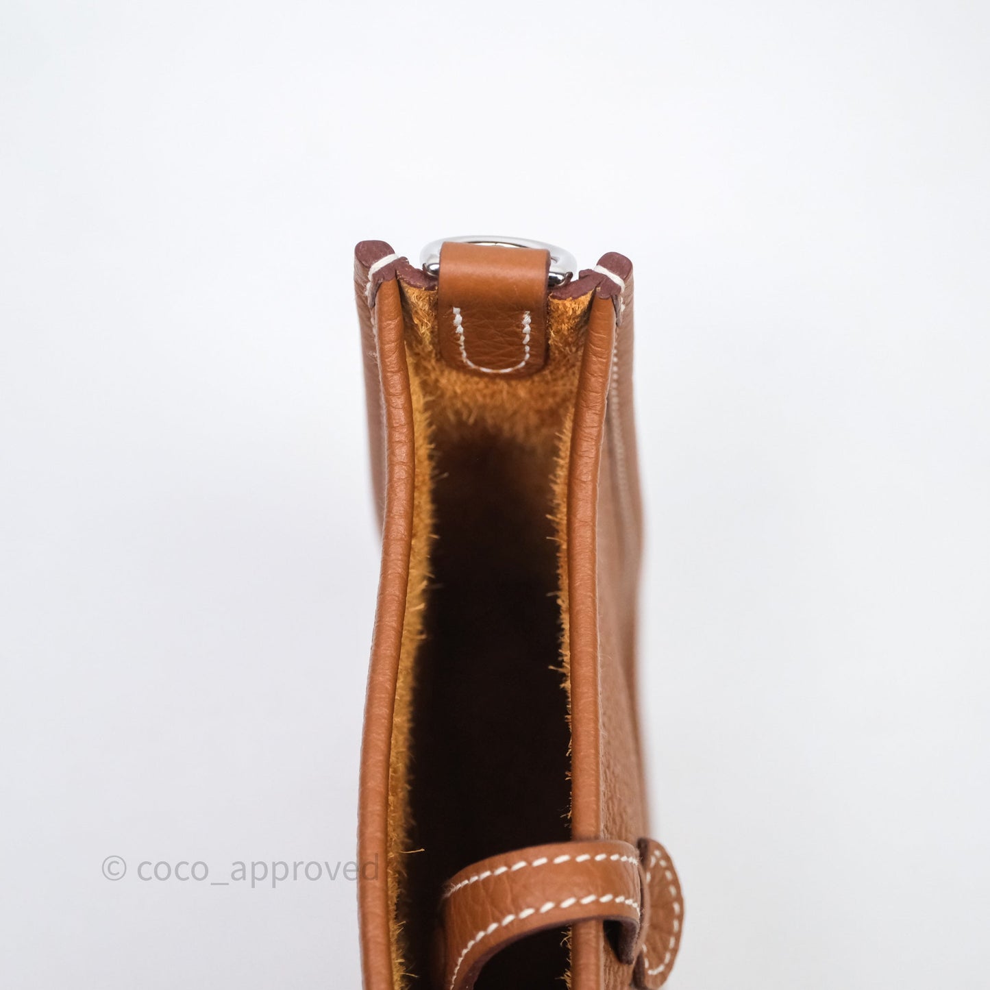 Hermès Mini Evelyne 16 Gold 37 Clemence Palladium Hardware