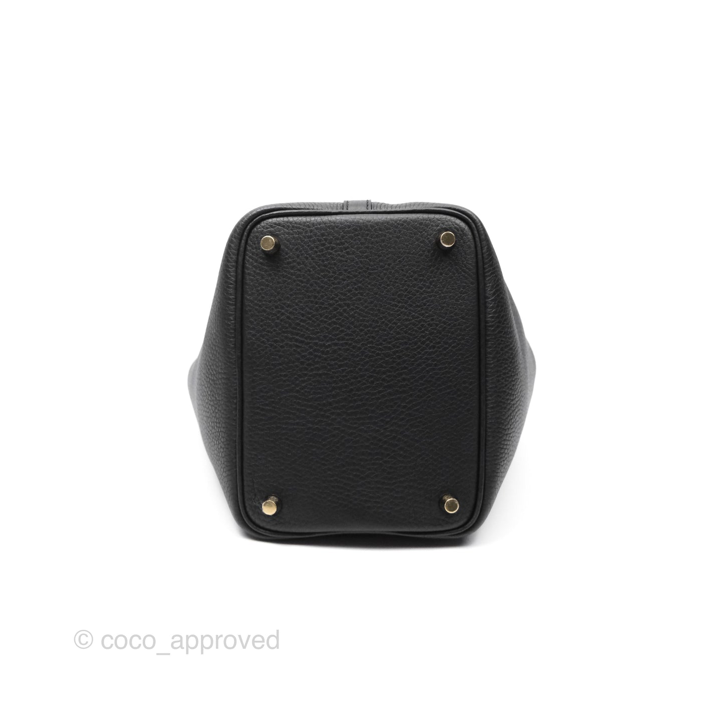Hermès Picotin Lock 18 Noir 89 Taurillon Clemence Gold Hardware