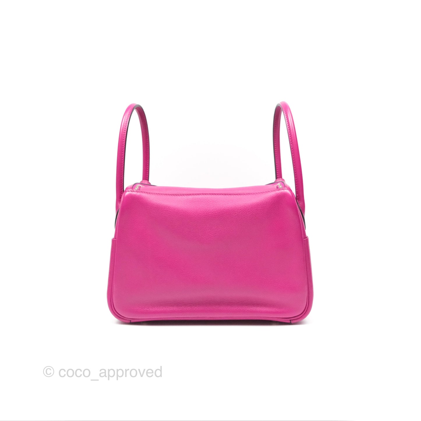 Hermès Lindy 26 Rose Pourpre Evercolor Palladium Hardware