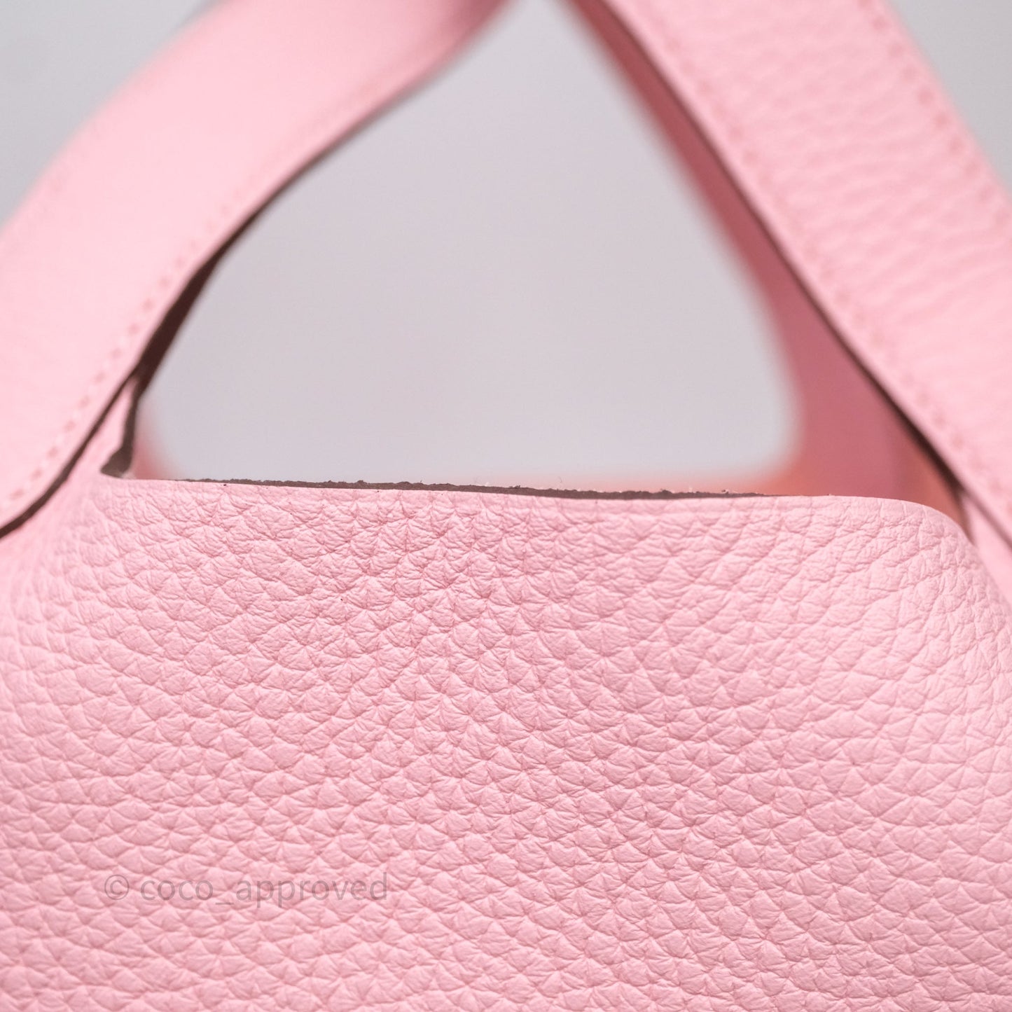 Hermès Picotin 18 Rose Sakura 3Q Clemence Palladium Hardware