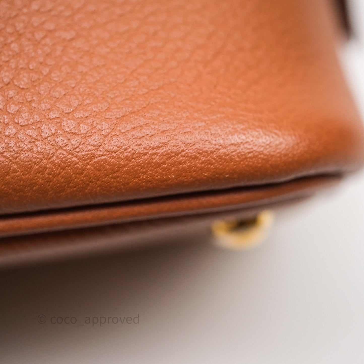 Hermès Bolide Mini 1923 Gold Evercolor Gold Hardware