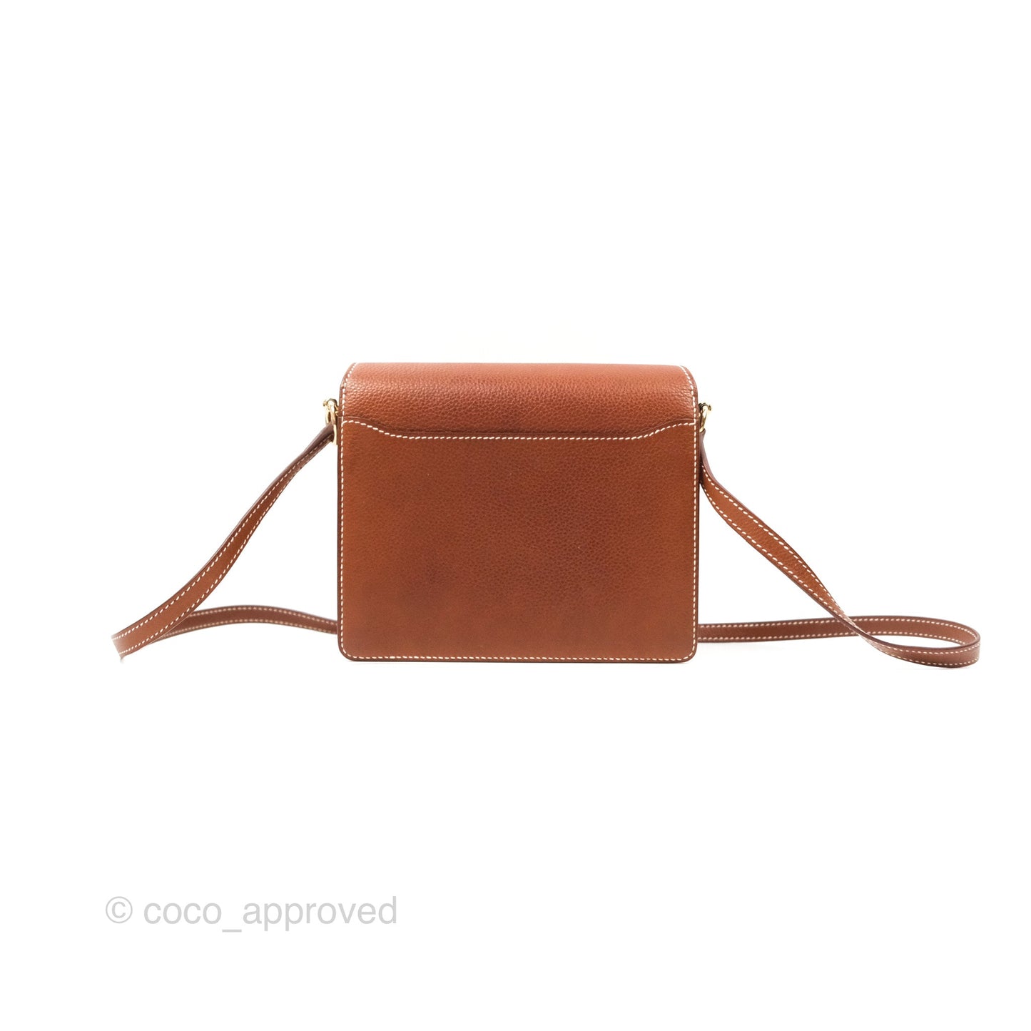 Hermès Roulis Mini 18 Fauve Barenia Gold Hardware