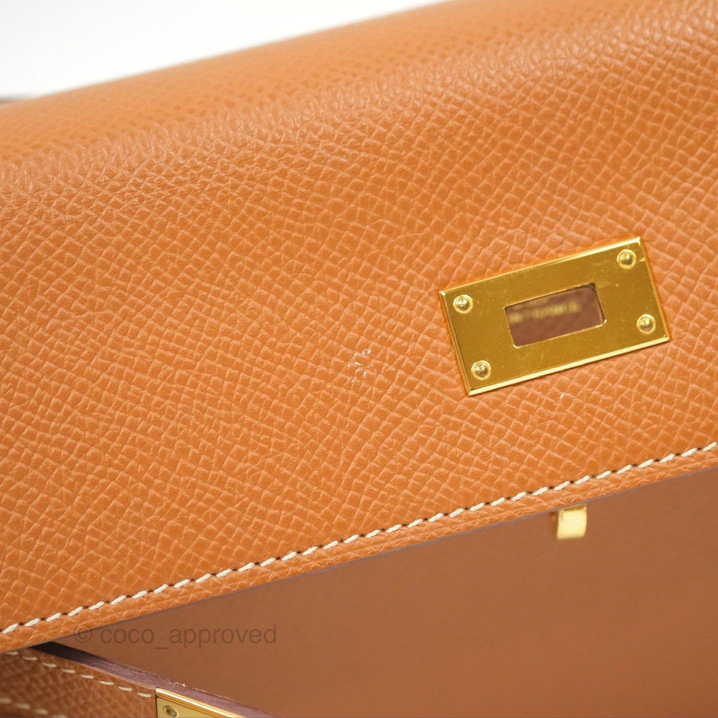 Hermès Kelly To Go Wallet Gold Epsom Gold Hardware