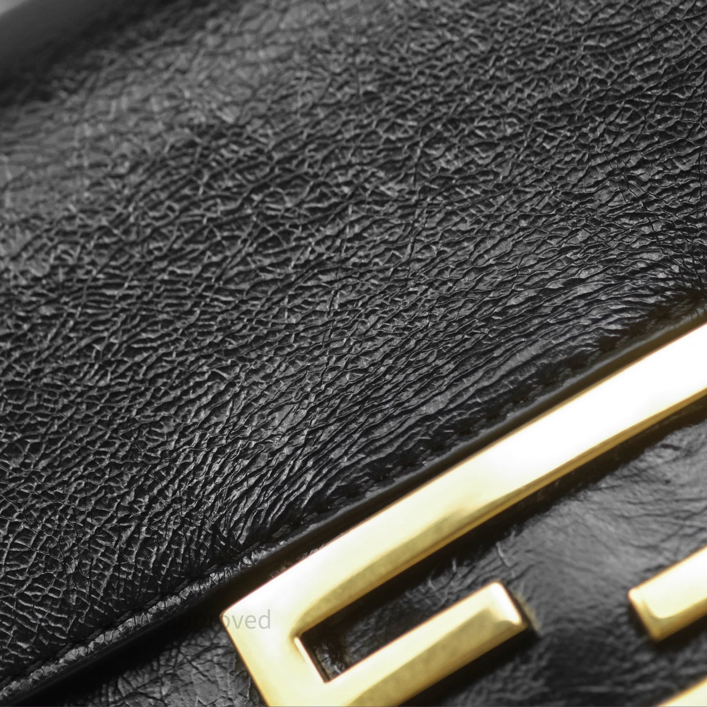 Fendi Baguette Belt Bag Black Lambskin Gold Hardware