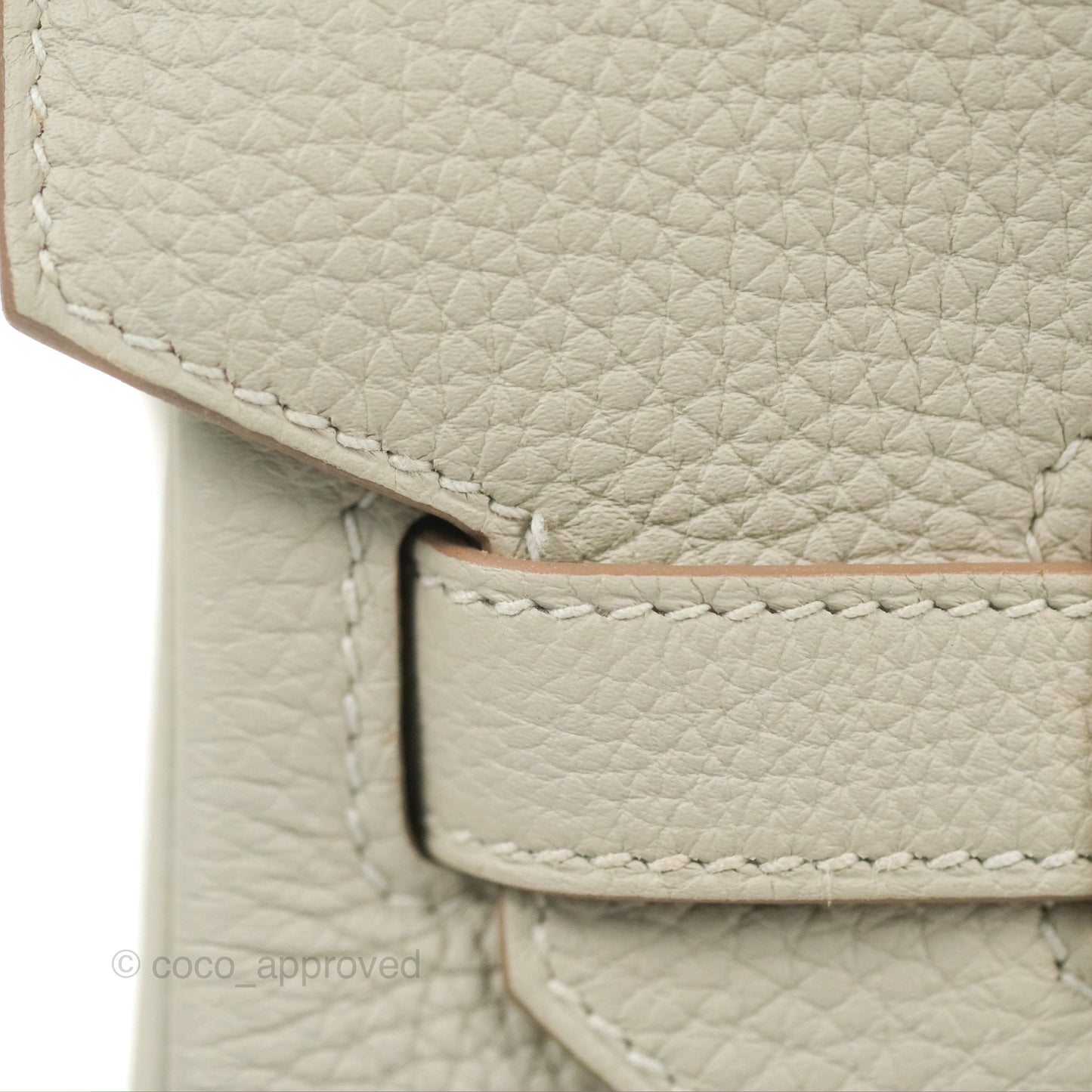 Hermes Birkin 30 Retourne Gris Perle 80 Togo Palladium Hardware